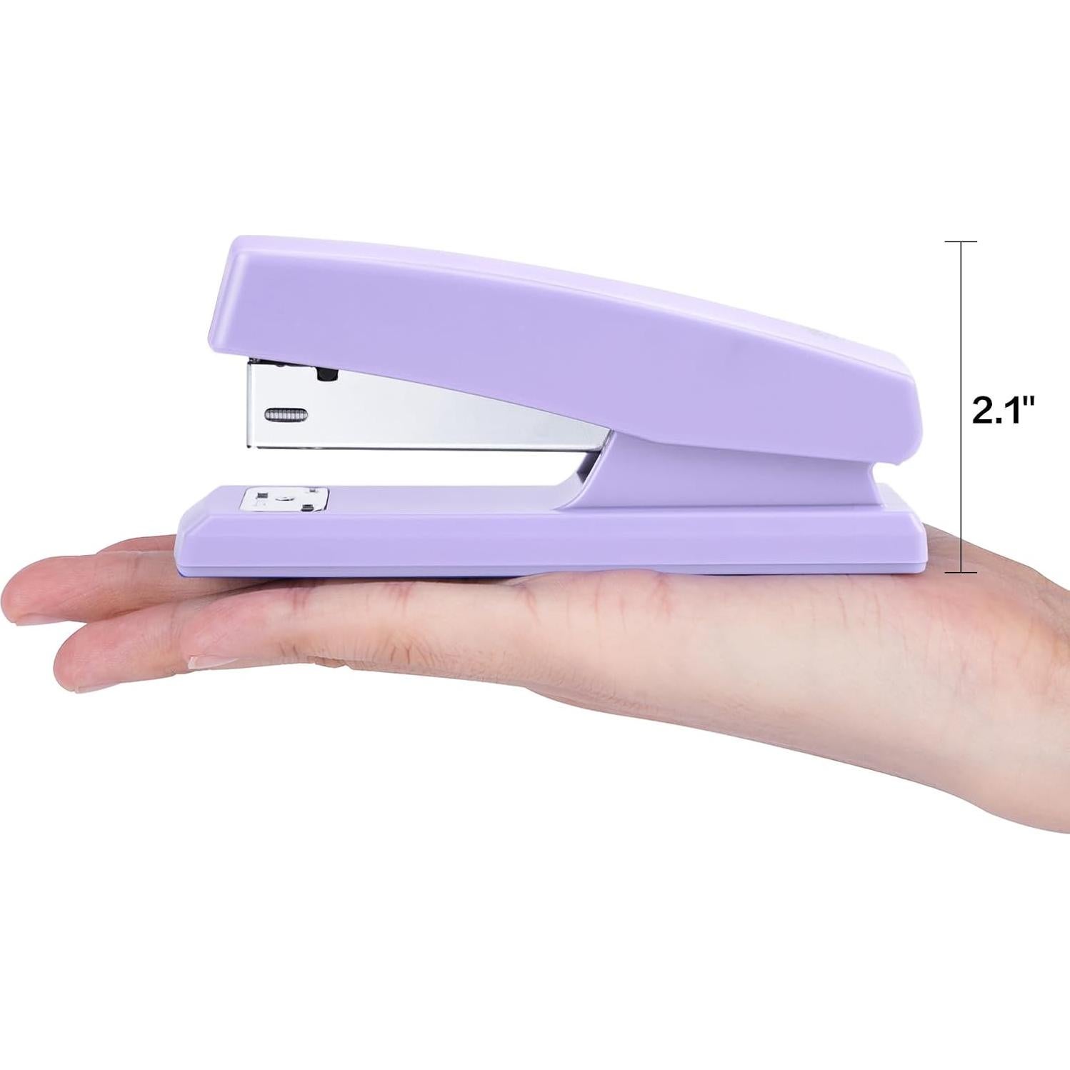 Grapadora Deli E0311-PURPLER Morado 25 Hojas 640 Grapas