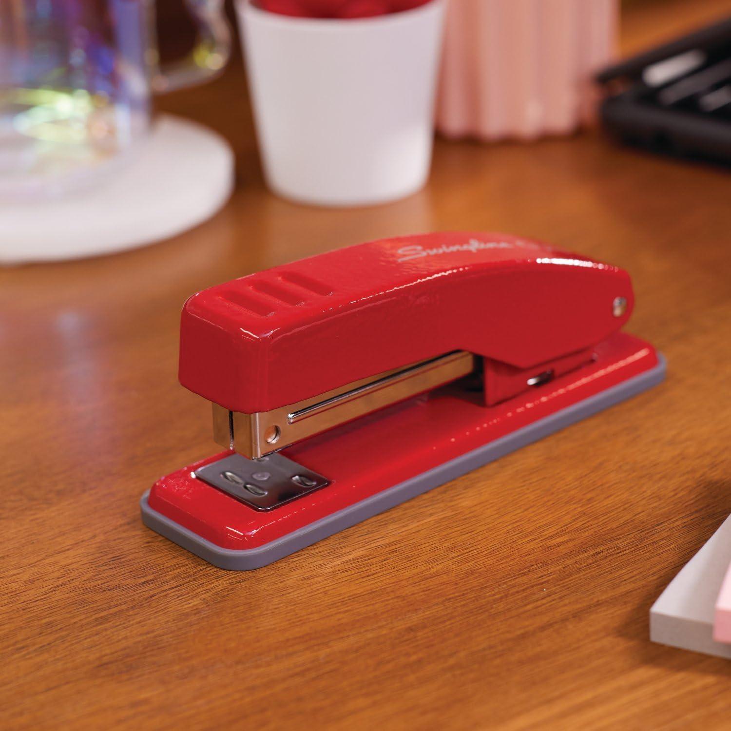 Grapadora Compacta Swingline Cub Metal Rojo 20 Hojas