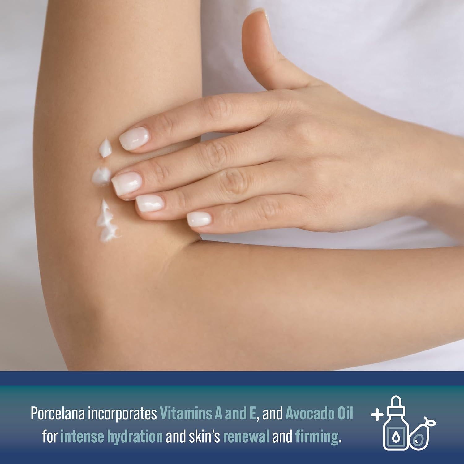 Crema Hidratante Nocturna Porcelana 85g - Reduce Manchas Oscuras