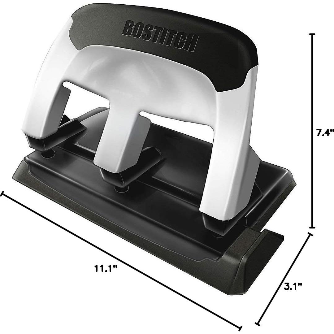 Perforadora Bostitch Office EZ Squeeze 3 Agujeros 40 Hojas