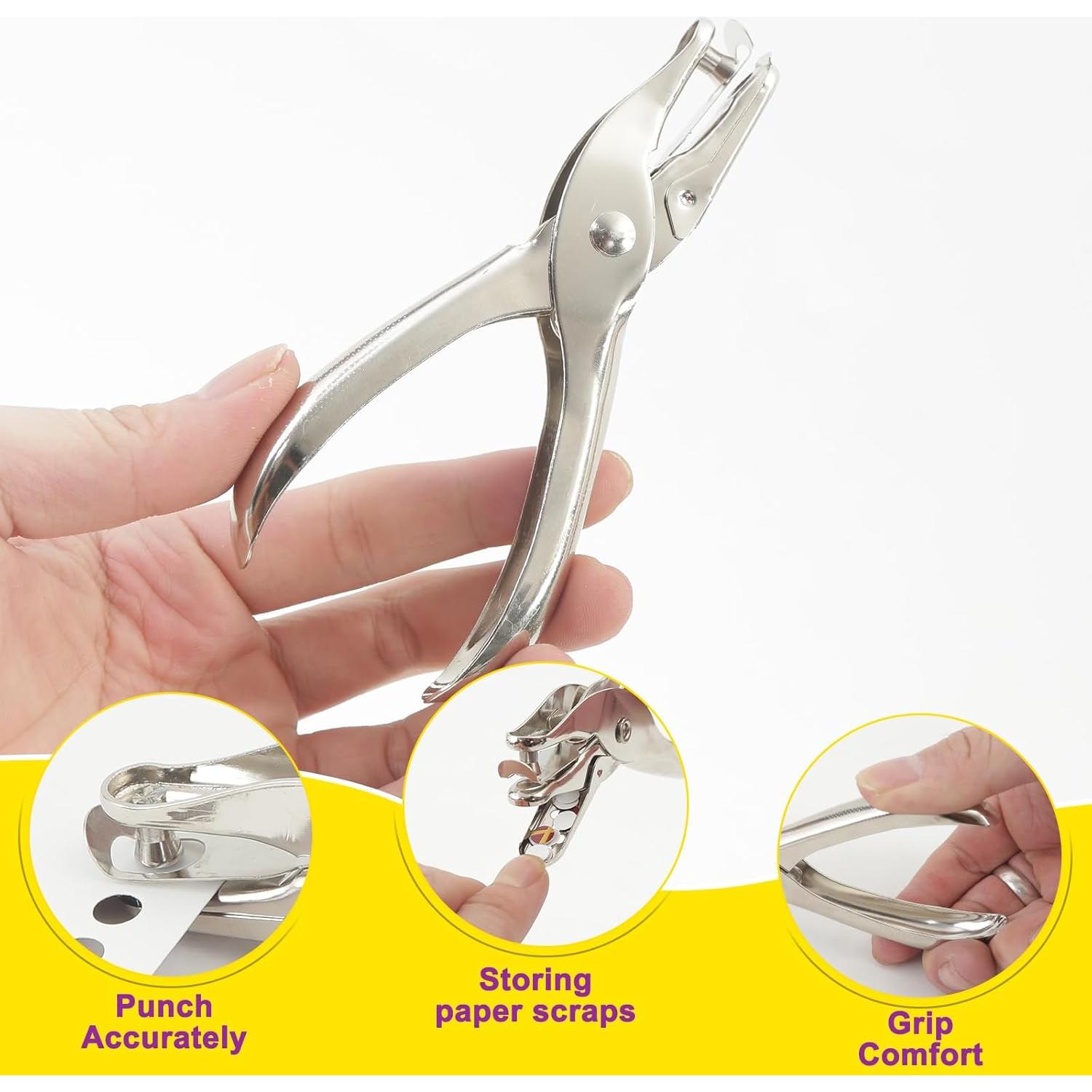 Perforador de Papel Decymis 1 Agujero 13cm Capacidad 8 Hojas