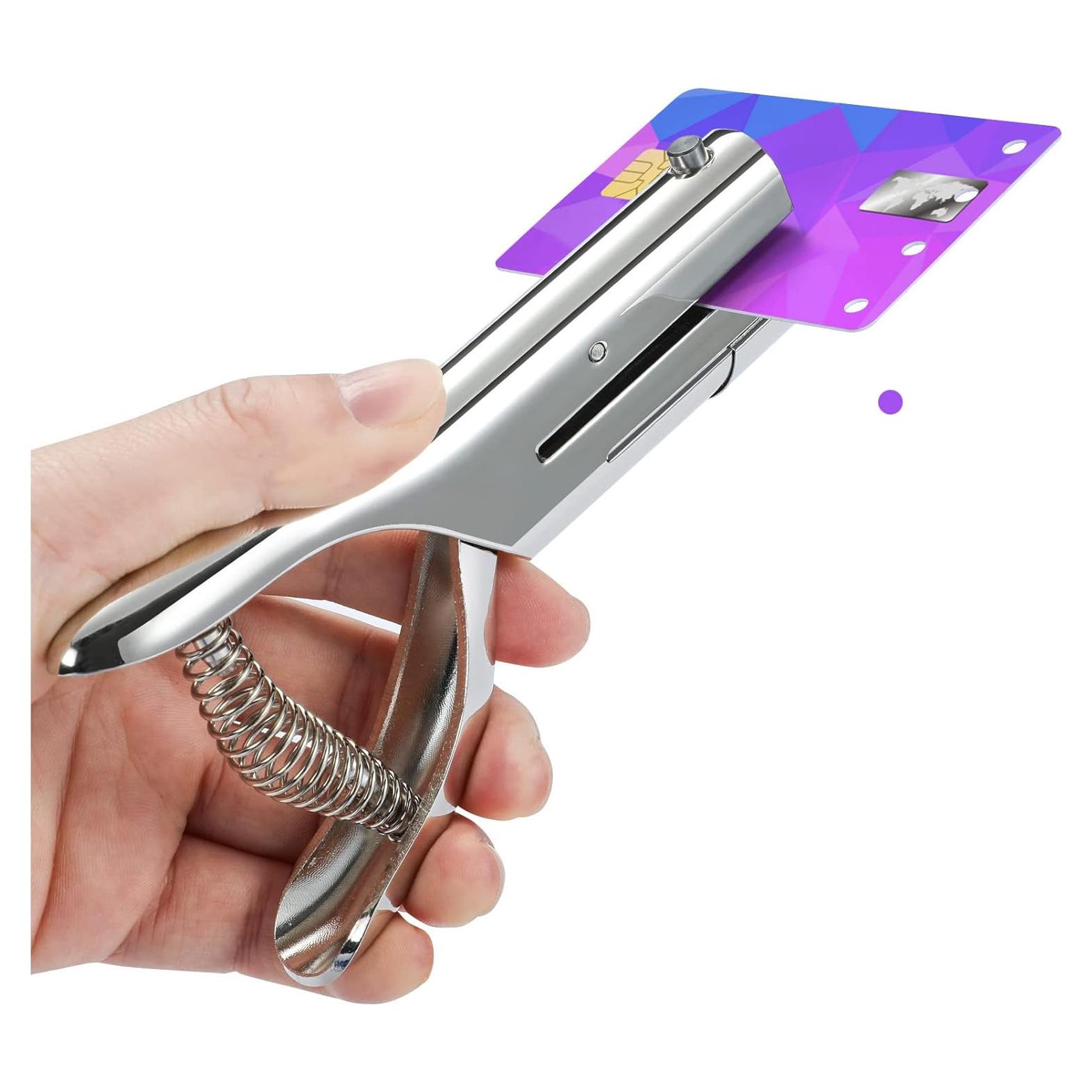 Perforadora de un solo agujero Rikolto 6mm portátil para papel