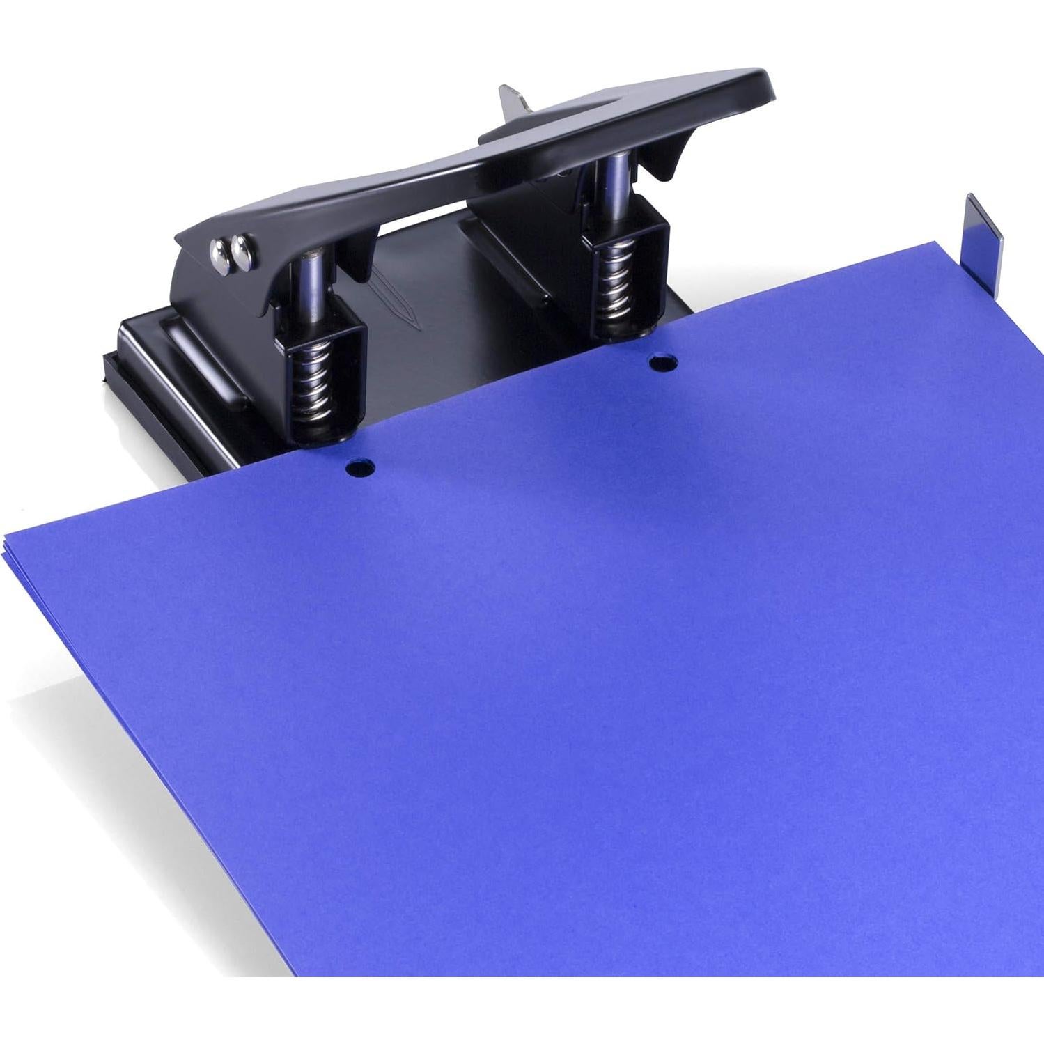 Perforadora de papel Officemate 2 agujeros 30 hojas negra