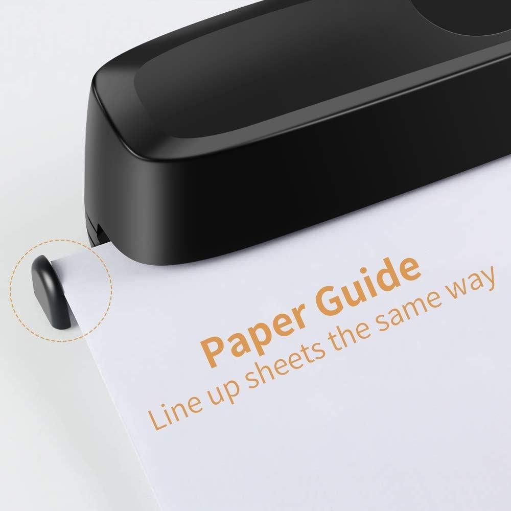 Perforadora Eléctrica AFMAT 3 Agujeros 20 Hojas Negra