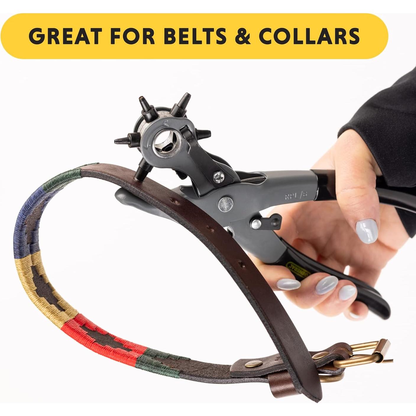 Perforadora de Agujeros de Cuero Herramientas Generales - 6 Tamaños