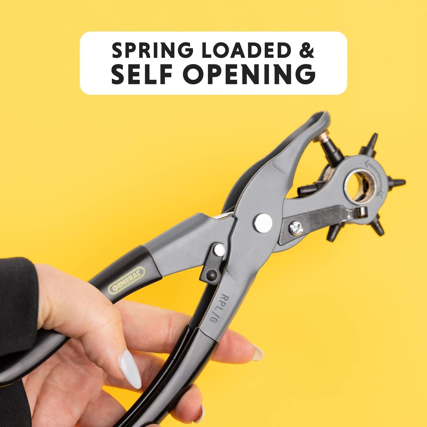 Perforadora de Agujeros de Cuero Herramientas Generales - 6 Tamaños