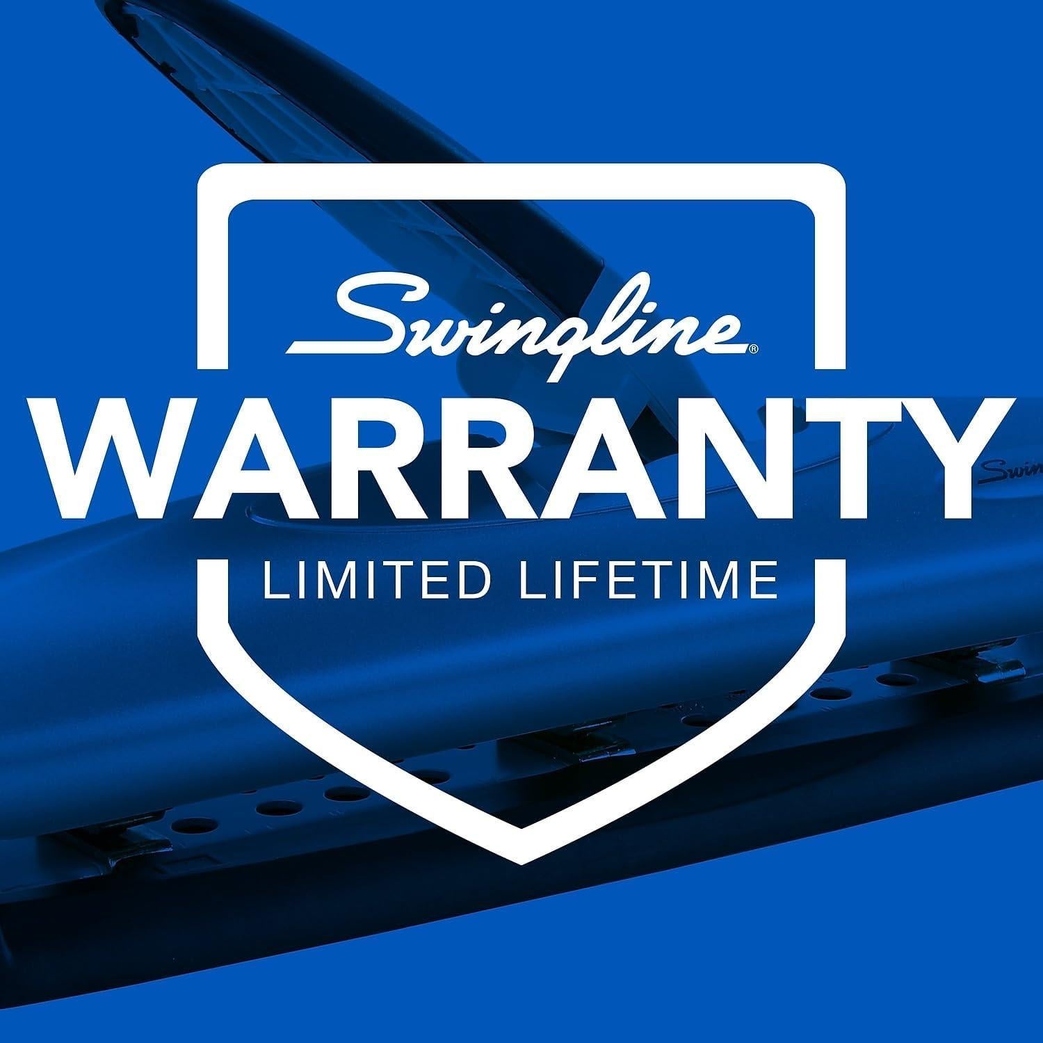 Perforadora Swingline LightTouch 3 Agujeros 20 Hojas Metal Negro Plata