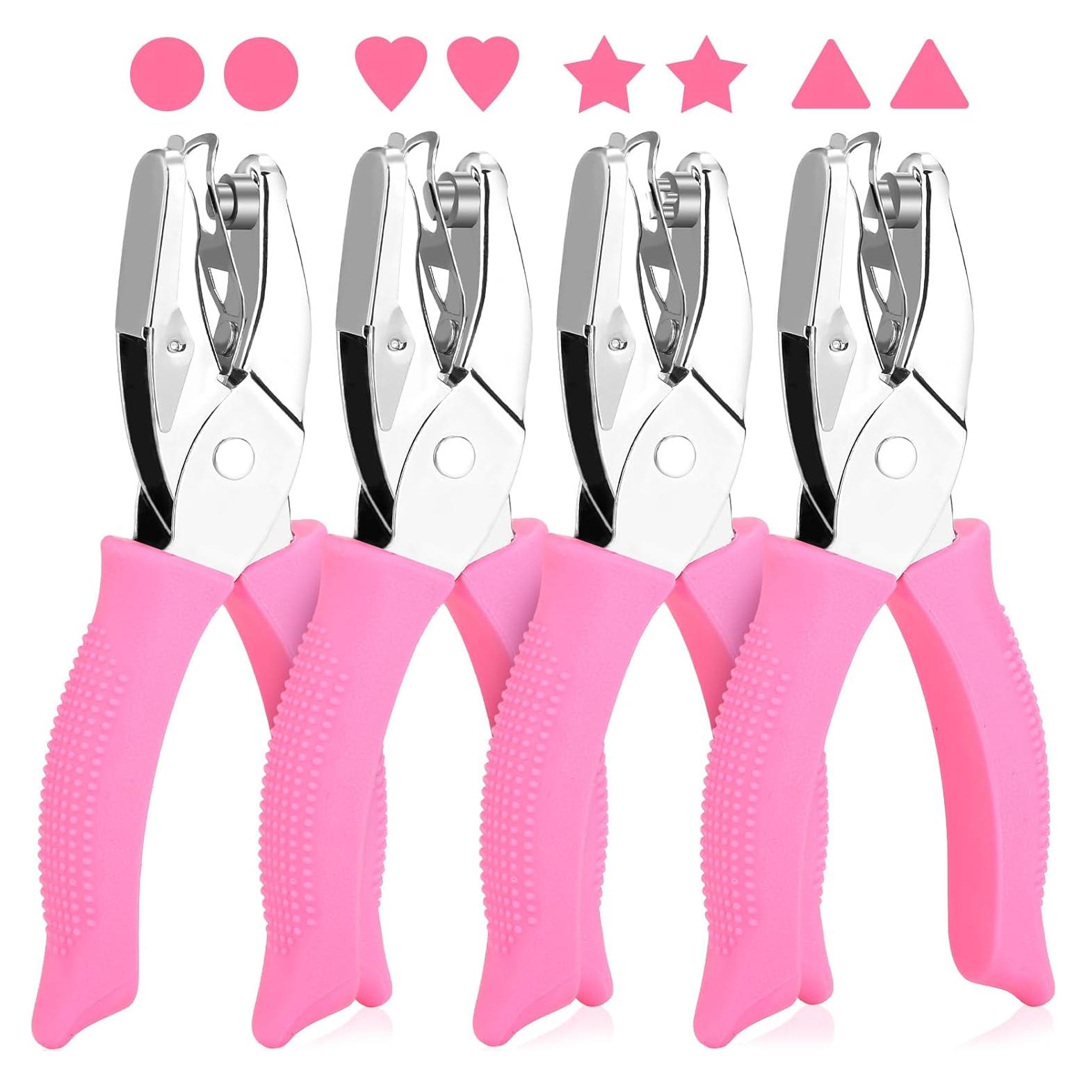 Set de 4 Perforadoras de Agujeros Mapvolut - Corazón, Estrella, Triángulo
