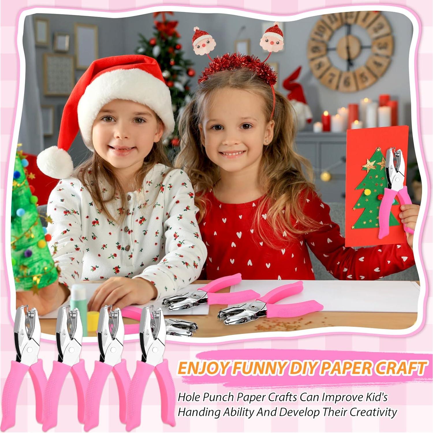 Set de 4 Perforadoras de Agujeros Mapvolut - Corazón, Estrella, Triángulo