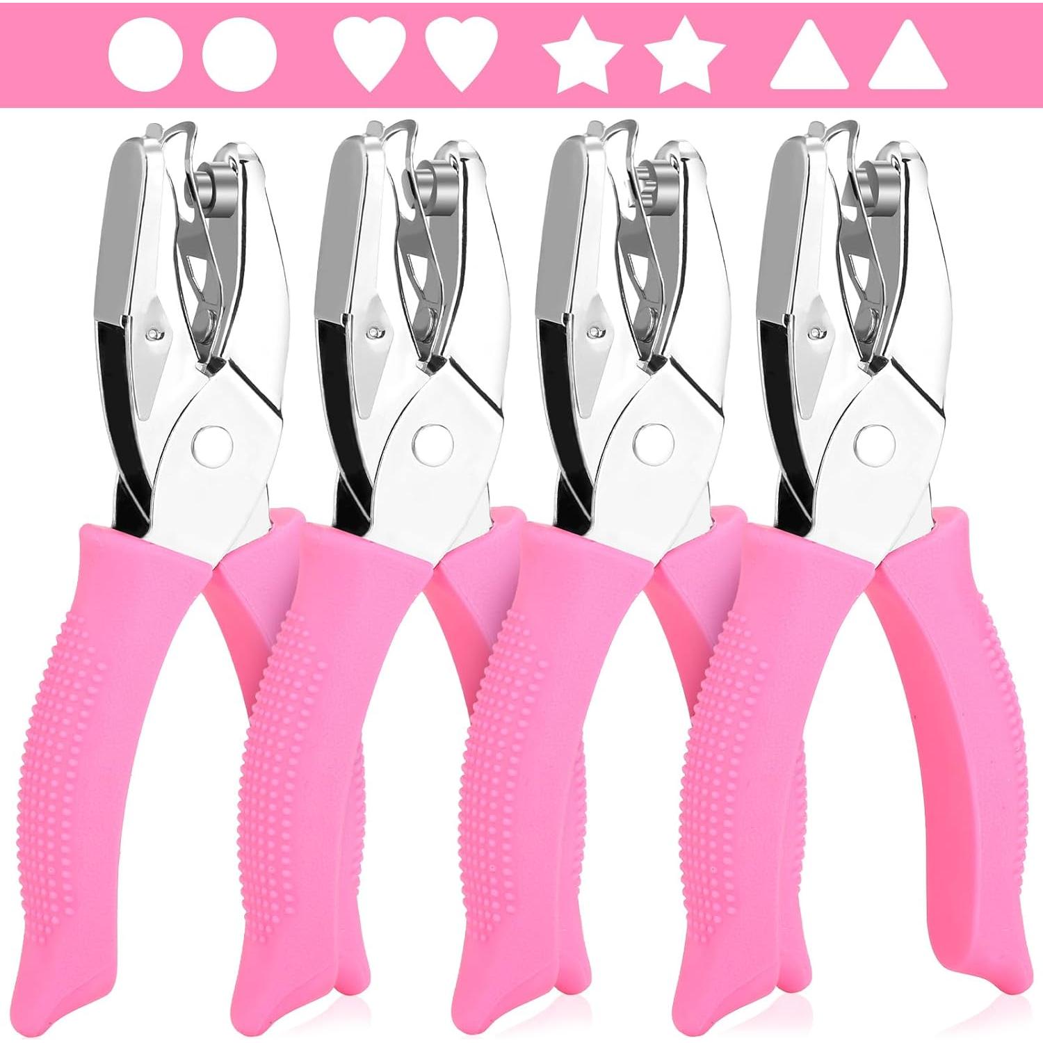 Set de 4 Perforadoras de Agujeros Mapvolut - Corazón, Estrella, Triángulo