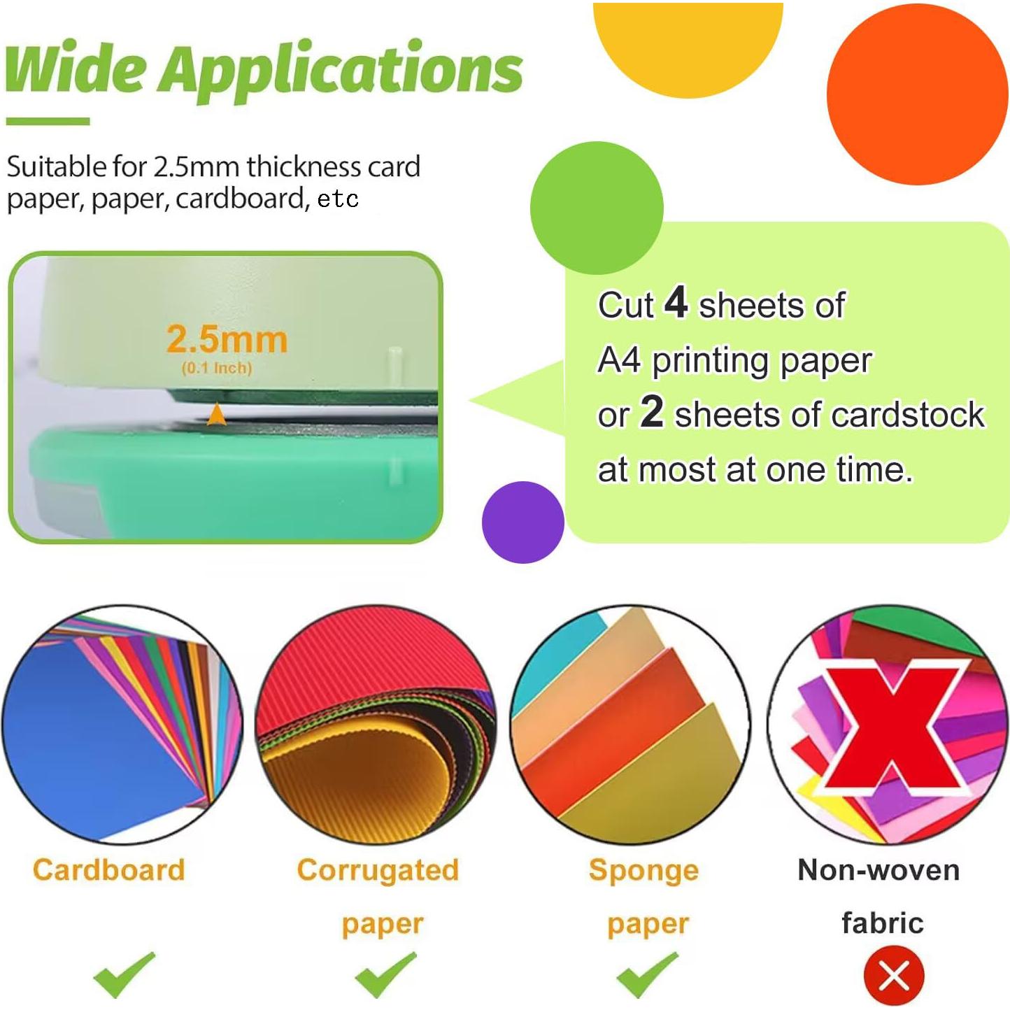 Troquel de Círculo UCEC 5.08 cm para Manualidades de Papel