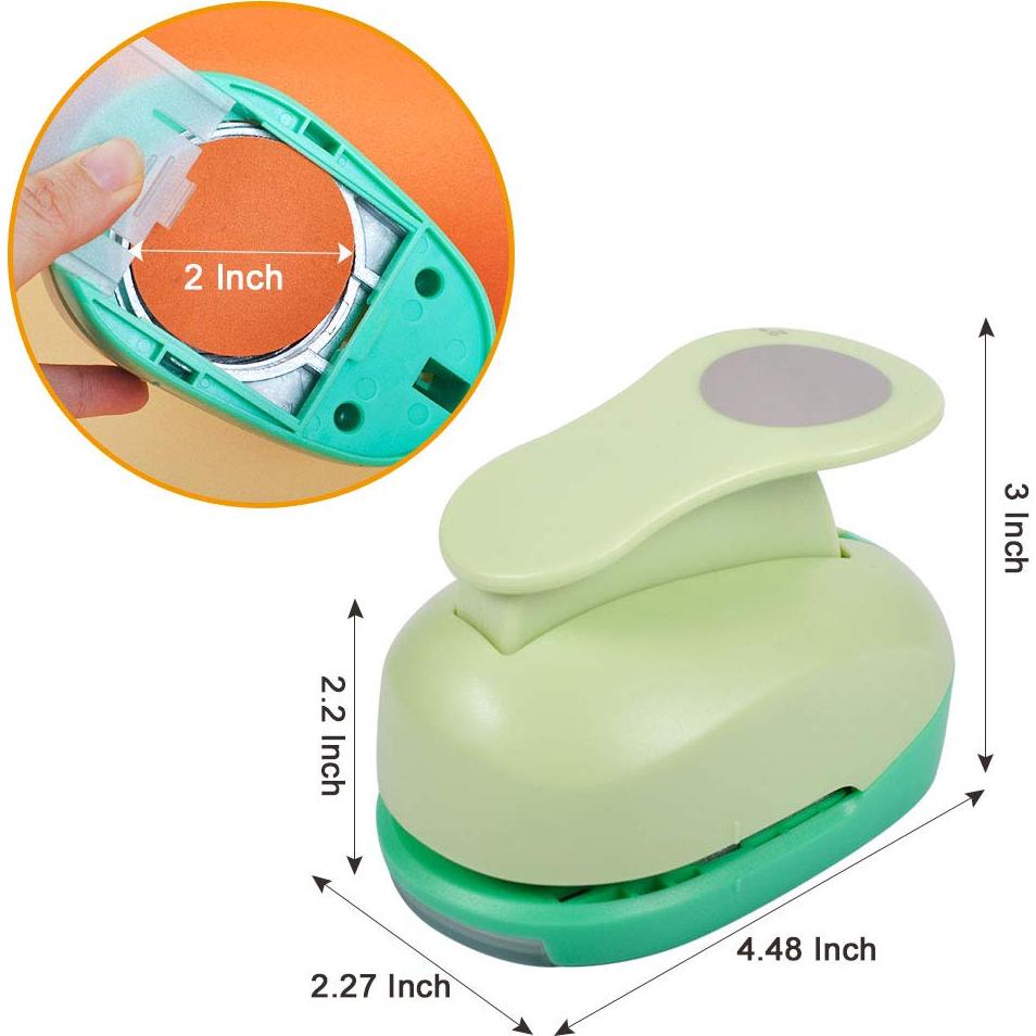 Troquel de Círculo UCEC 5.08 cm para Manualidades de Papel