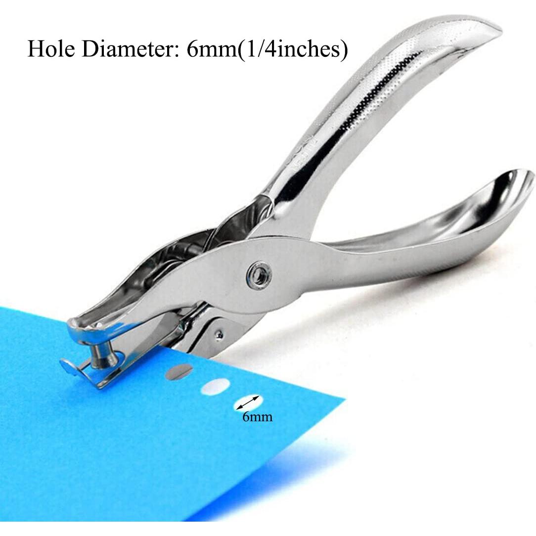Perforadora de Papel Manual Bioamy 6mm Metal 13cm