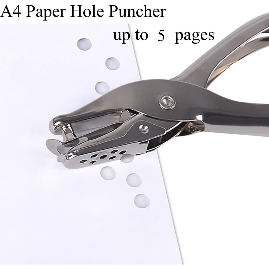 Perforadora de Papel Manual Bioamy 6mm Metal 13cm