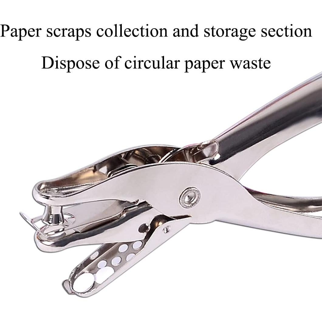 Perforadora de Papel Manual Bioamy 6mm Metal 13cm