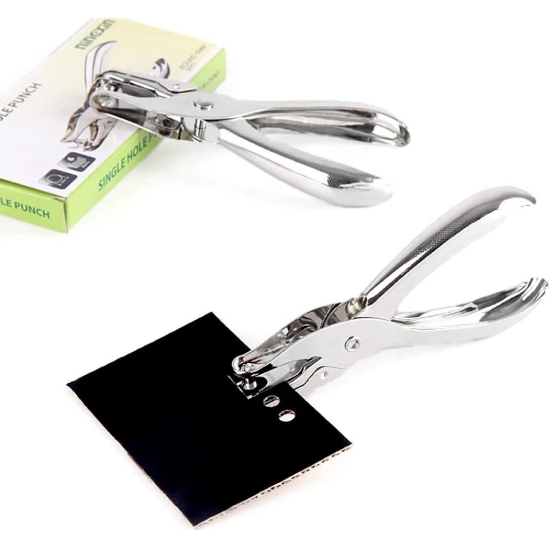 Perforadora de Papel Manual Bioamy 6mm Metal 13cm