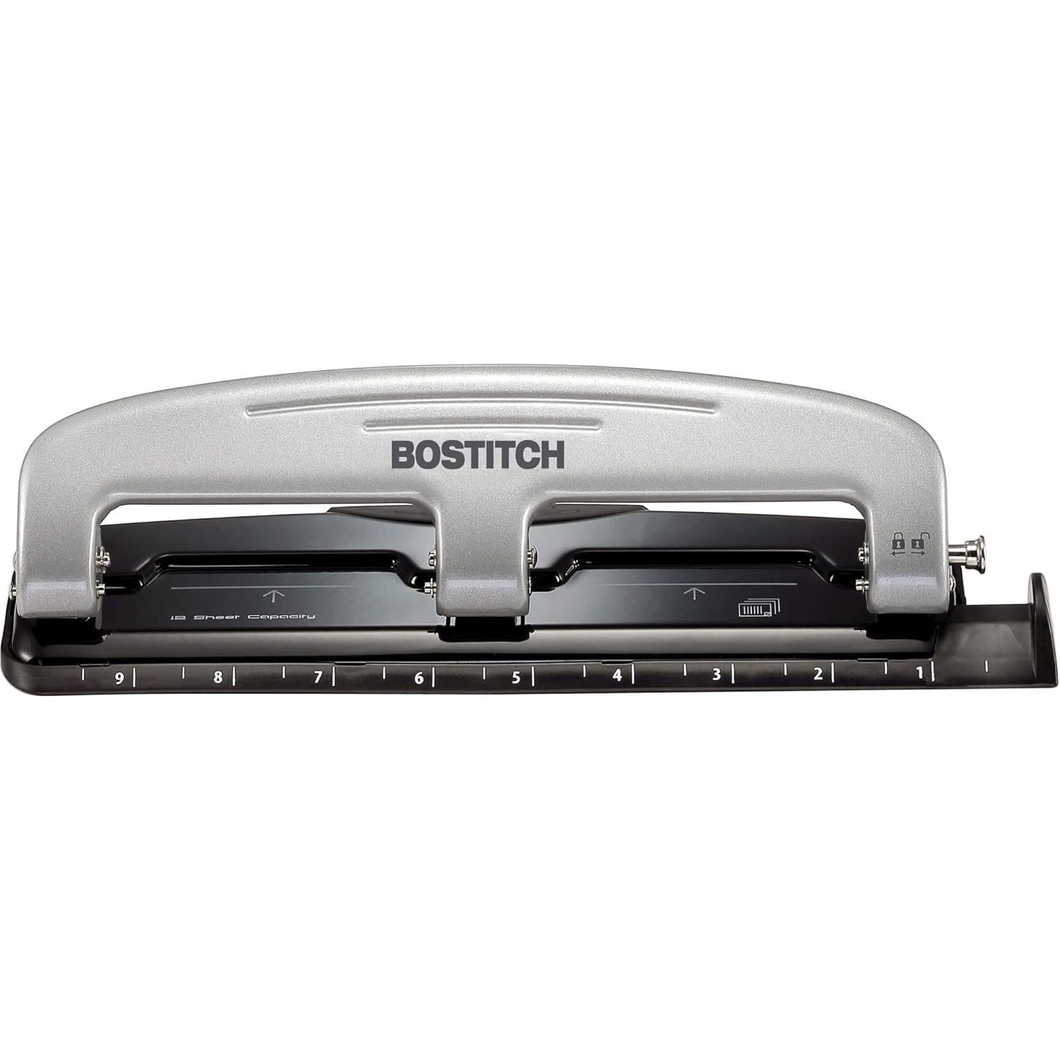 Perforadora Bostitch Office inPRESS 12 Metal 3 Agujeros