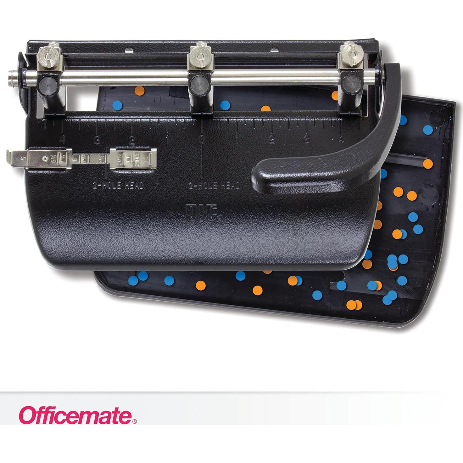 Perforadora Ajustable Officemate 90078 2-3 Agujeros 32 Hojas