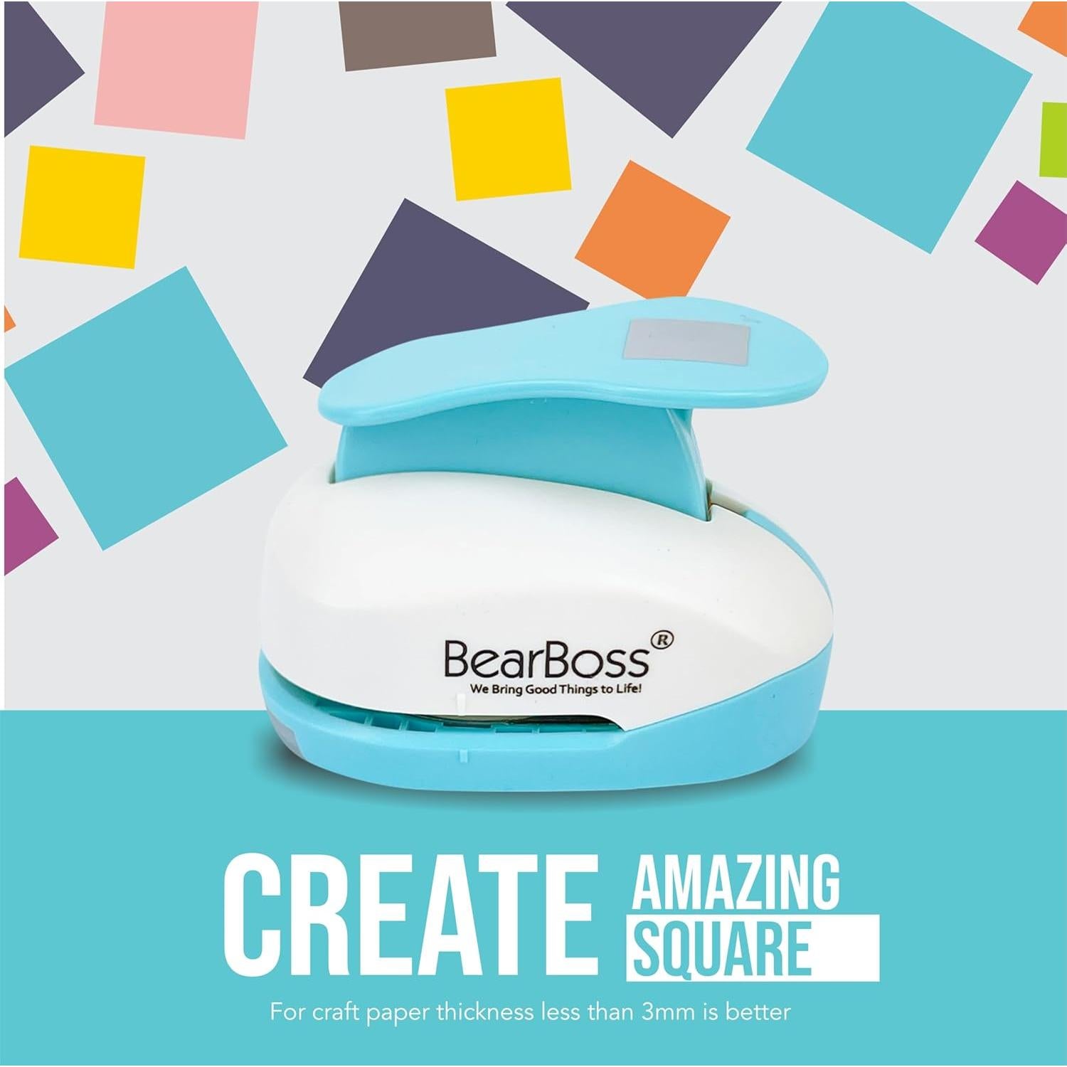 Juego de Troqueles Cuadrados BBoss60 - 5 Tamaños para Manualidades