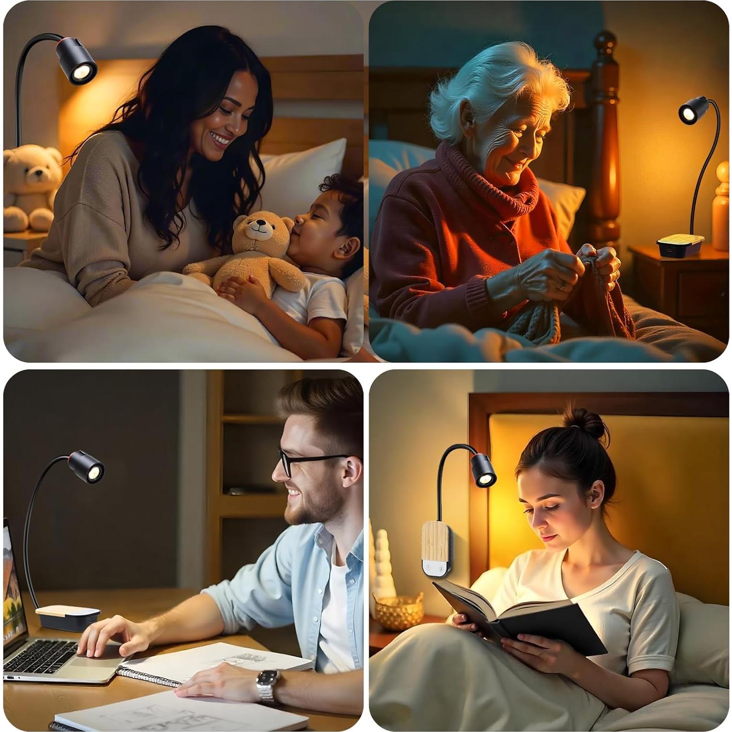 Luz de Lectura LED Osuke Montada en Pared con Control Táctil