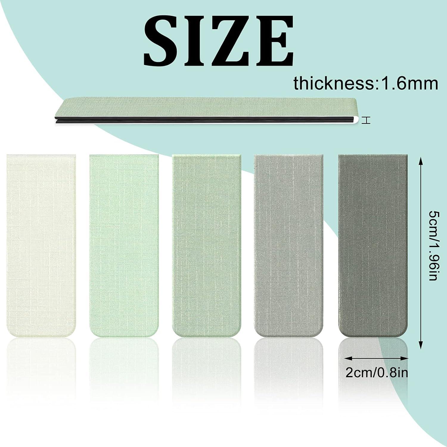 15 Marcadores de Página Magnéticos Joyberg - Misty, Ocean, Emerald