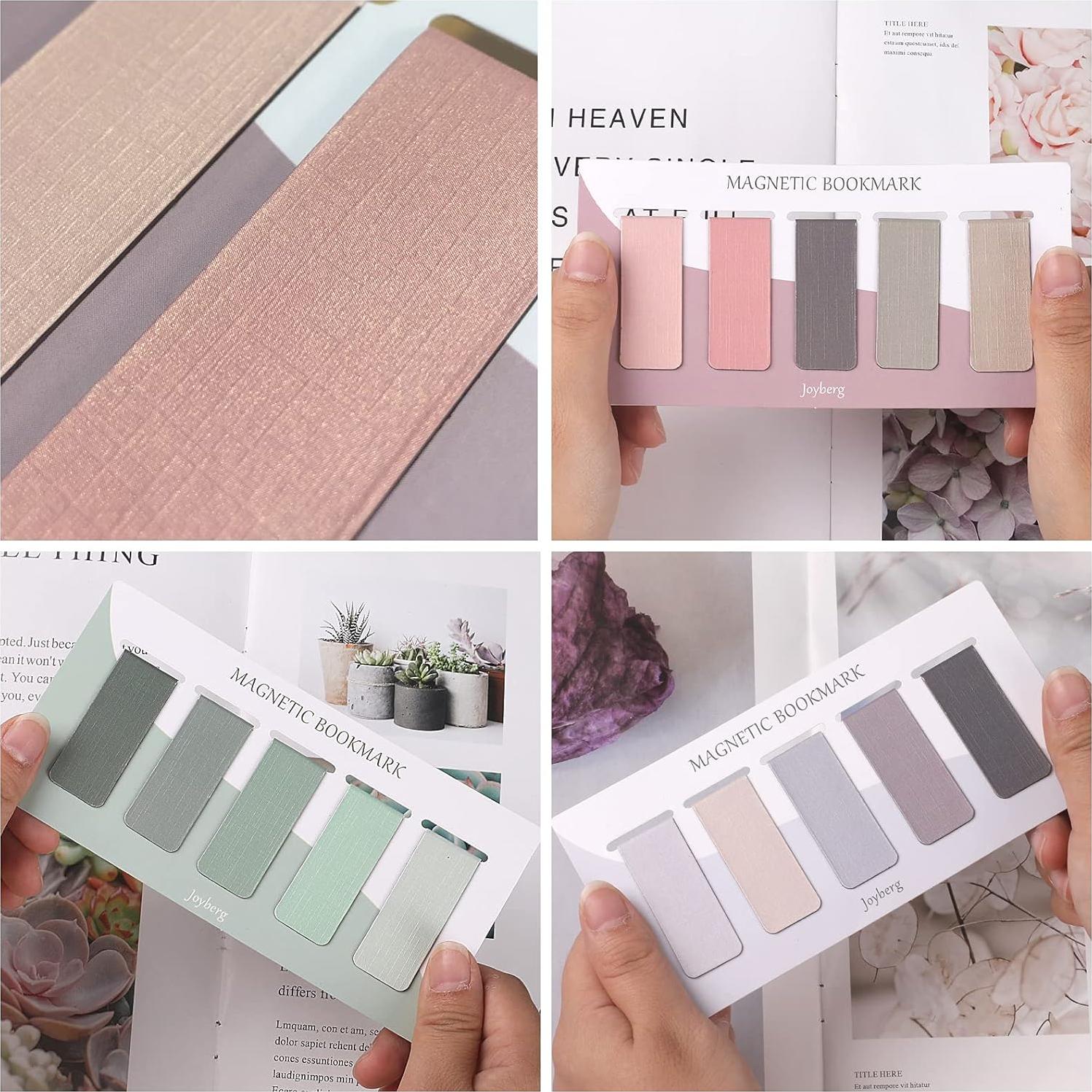 15 Marcadores de Página Magnéticos Joyberg - Misty, Ocean, Emerald