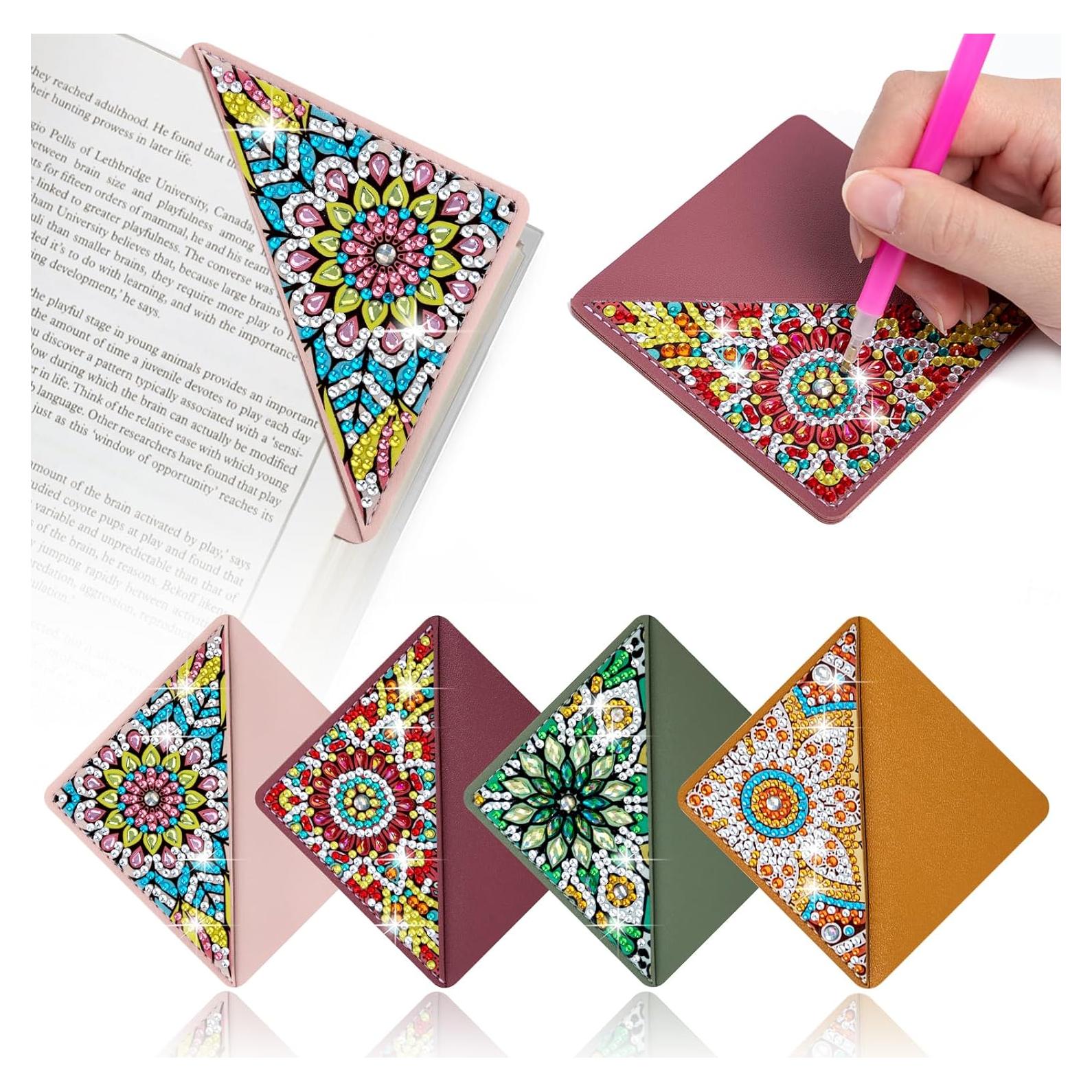 4 Marcadores de Pintura de Diamante Wivico Mandala DIY