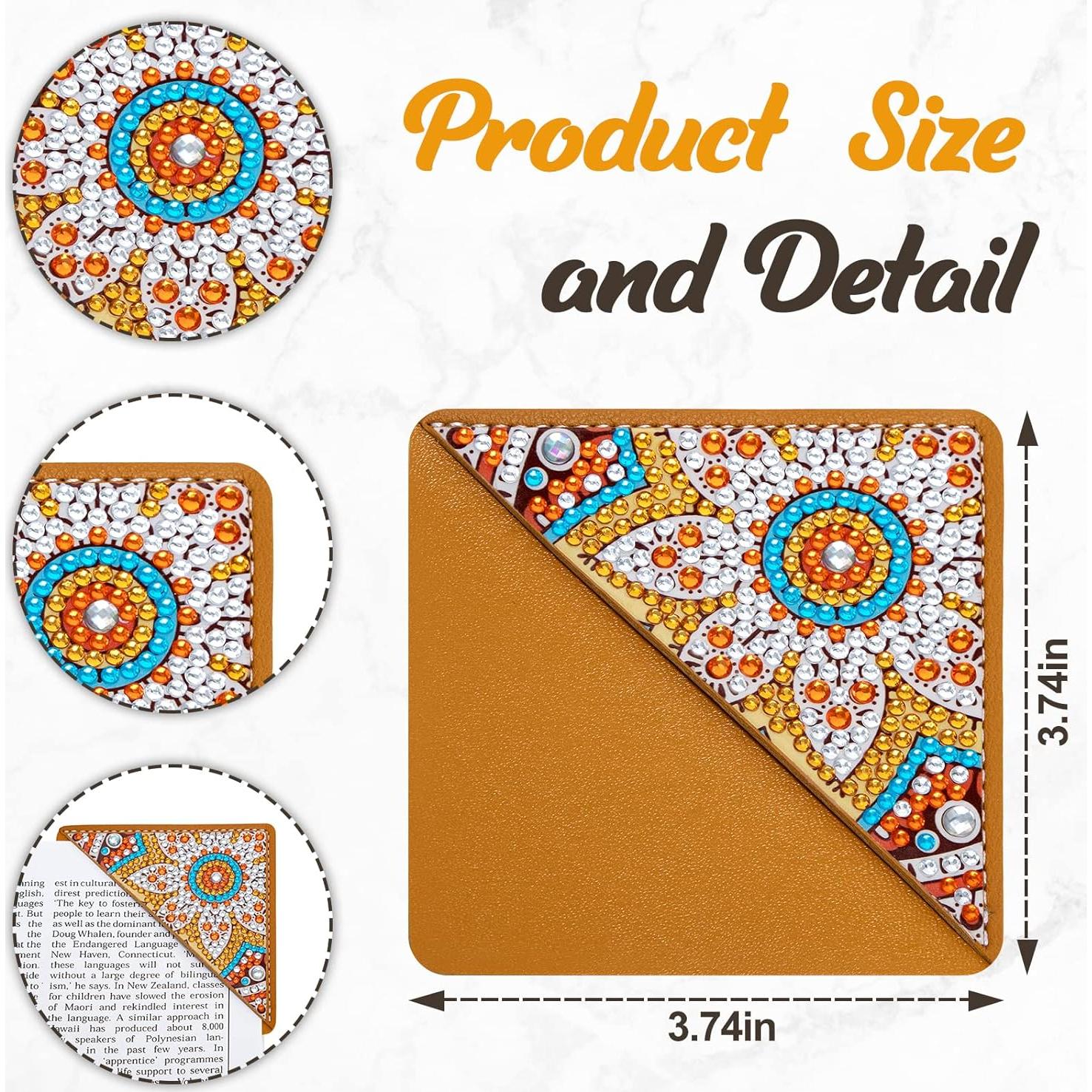 4 Marcadores de Pintura de Diamante Wivico Mandala DIY