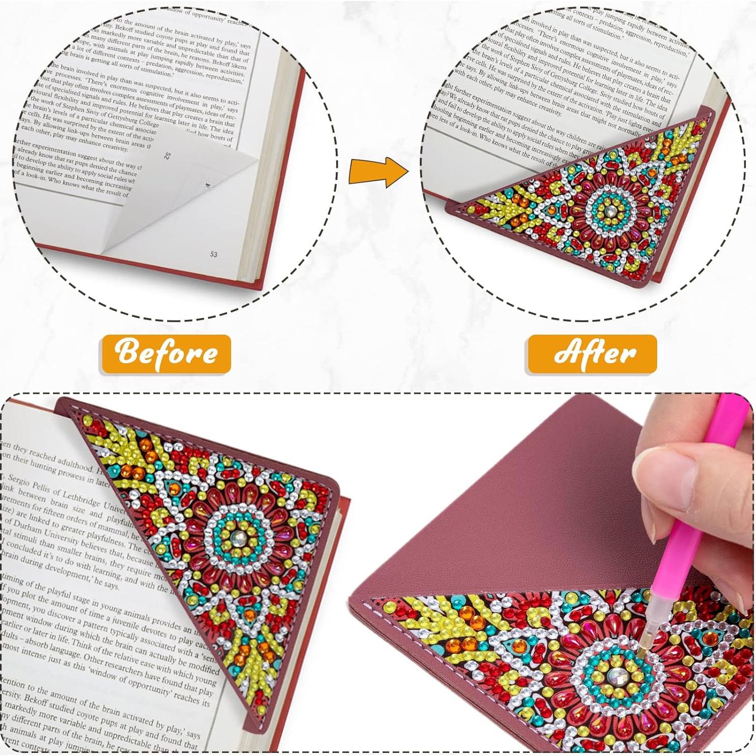 4 Marcadores de Pintura de Diamante Wivico Mandala DIY