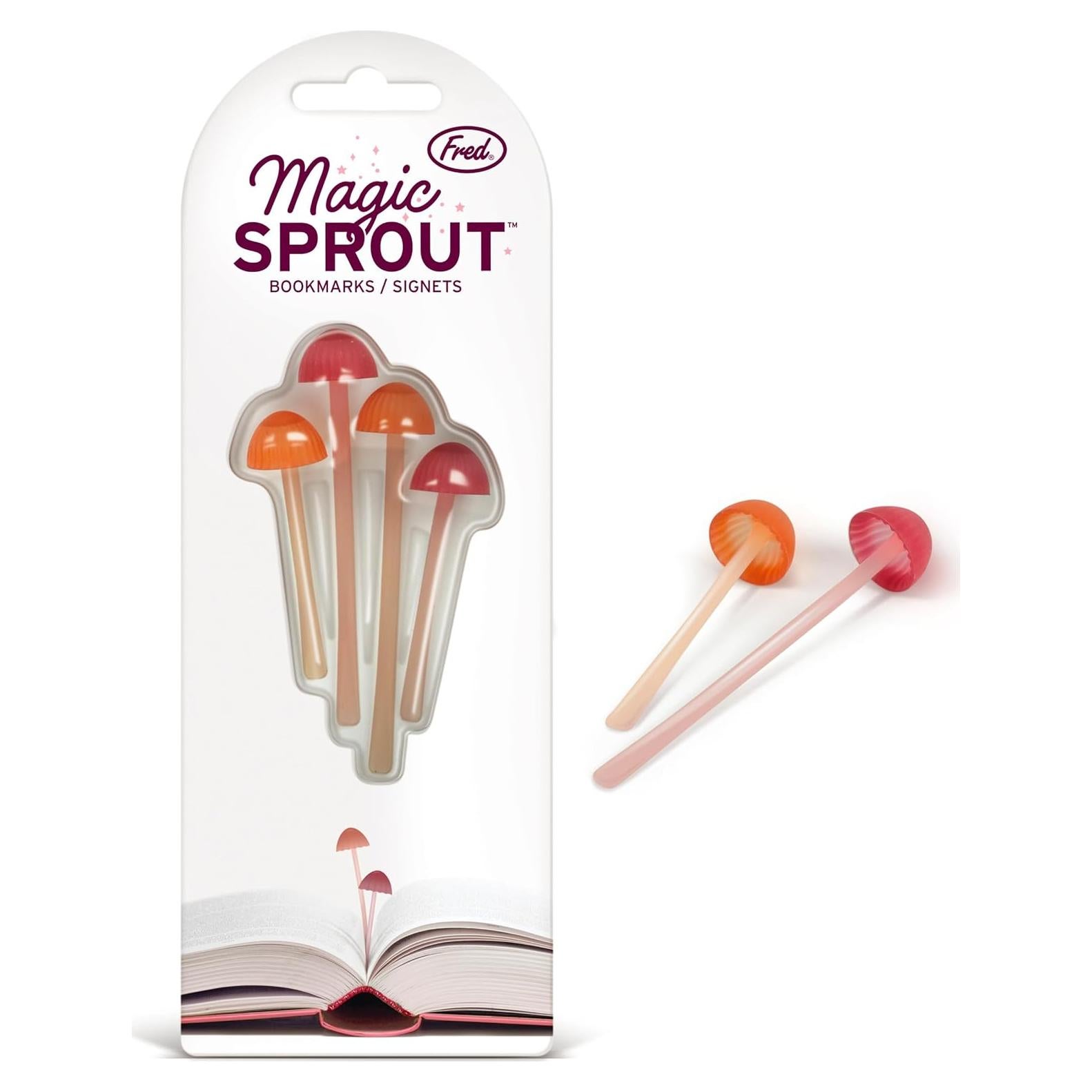 Marcadores Mini-Hongo Magic Sprout Fred - Set de 4 - Silicona