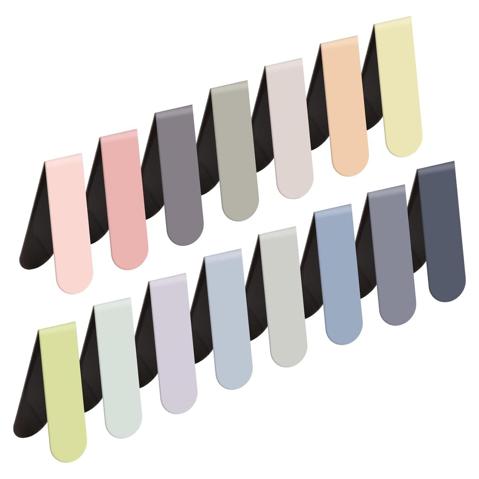Marcadores Magnéticos ZNHIS 15PCS Color Sólido para Lectura