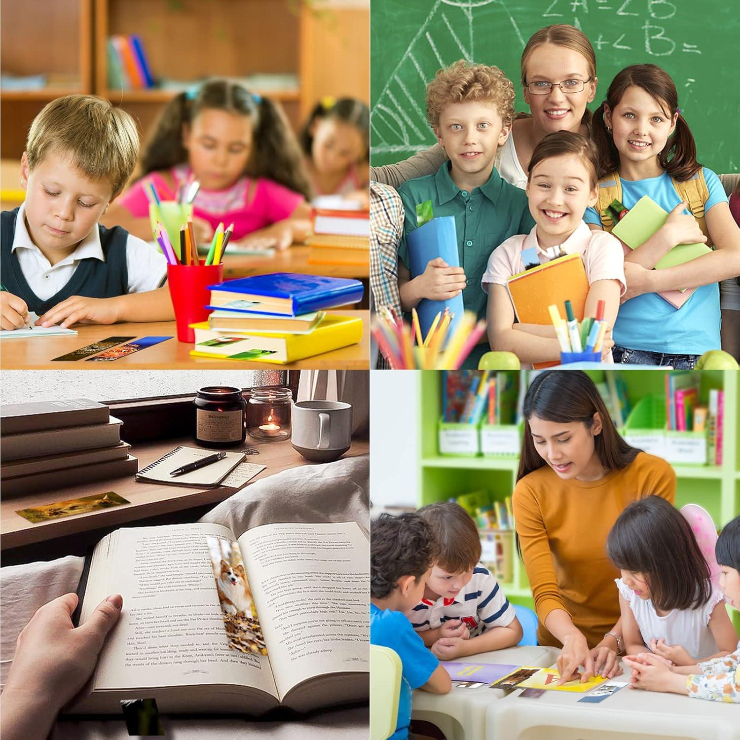 300 Marcadores de Animales AFOROEOA - Doble Cara 15x4cm