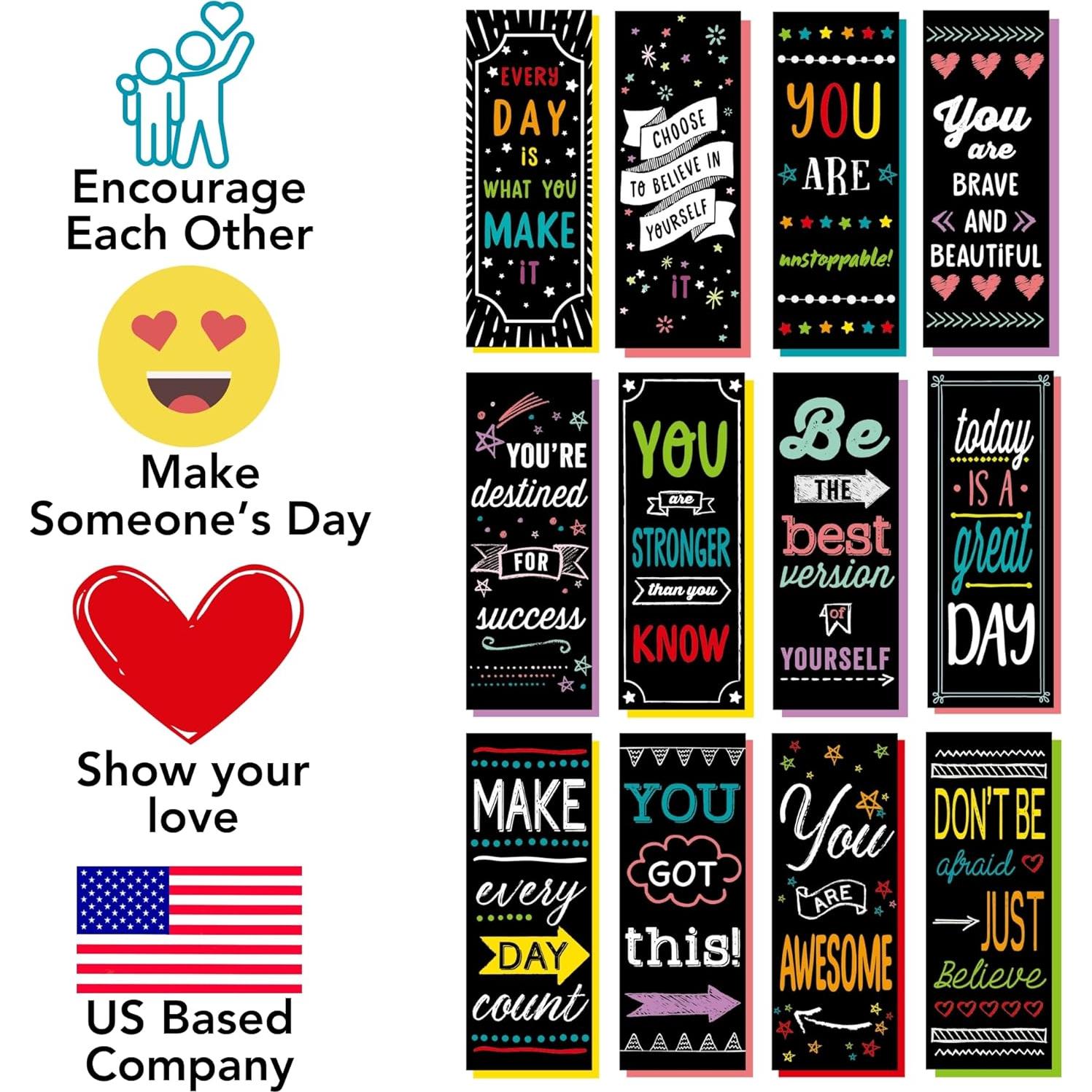 Marcadores Motivacionales Iconikal - 100 Unidades - 5.72x15.24 cm