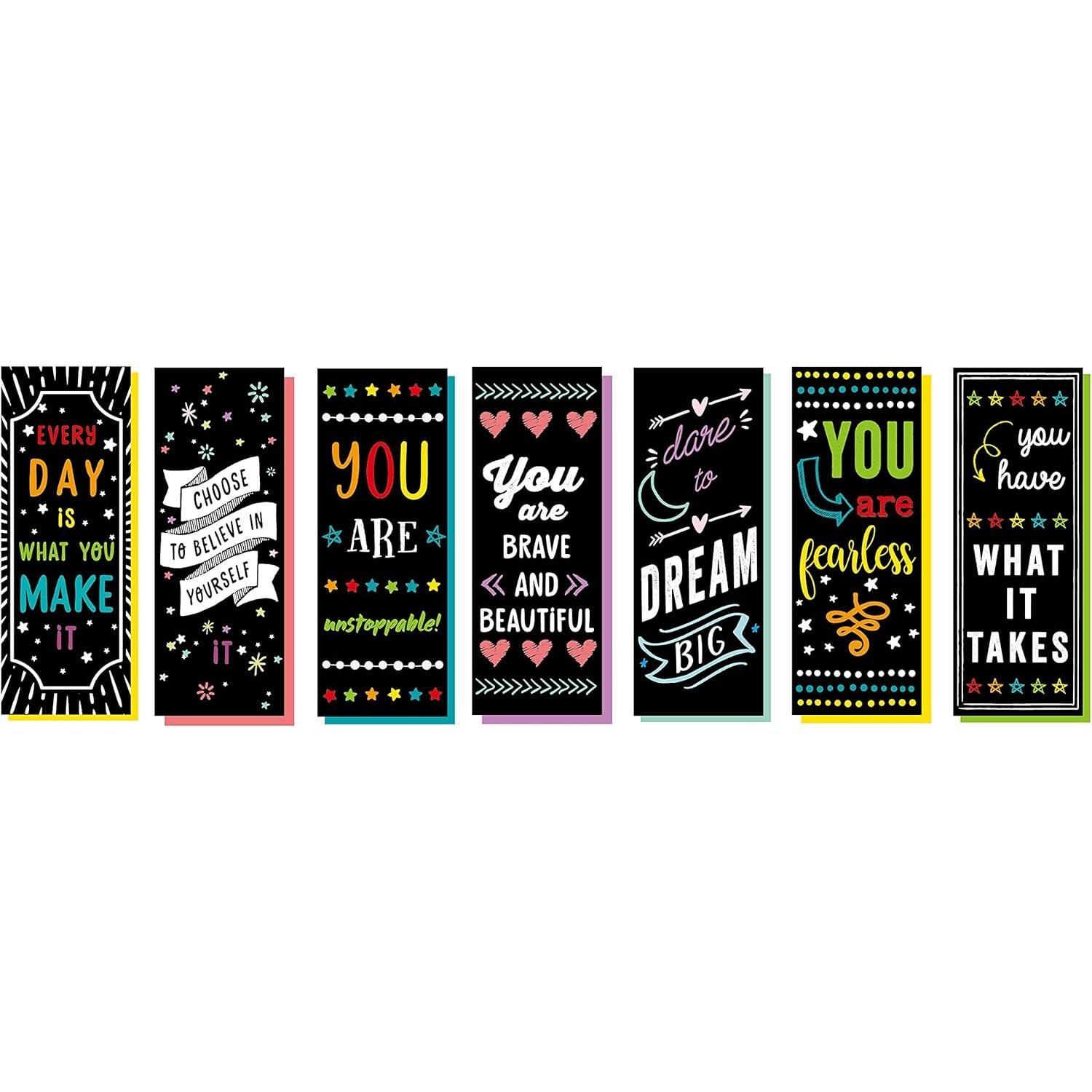 Marcadores Motivacionales Iconikal - 100 Unidades - 5.72x15.24 cm