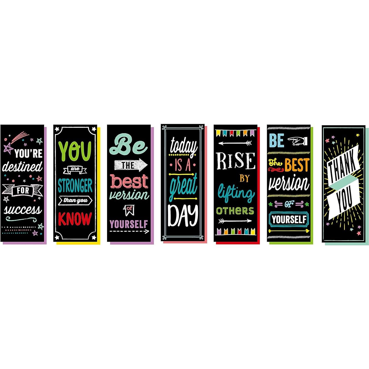 Marcadores Motivacionales Iconikal - 100 Unidades - 5.72x15.24 cm