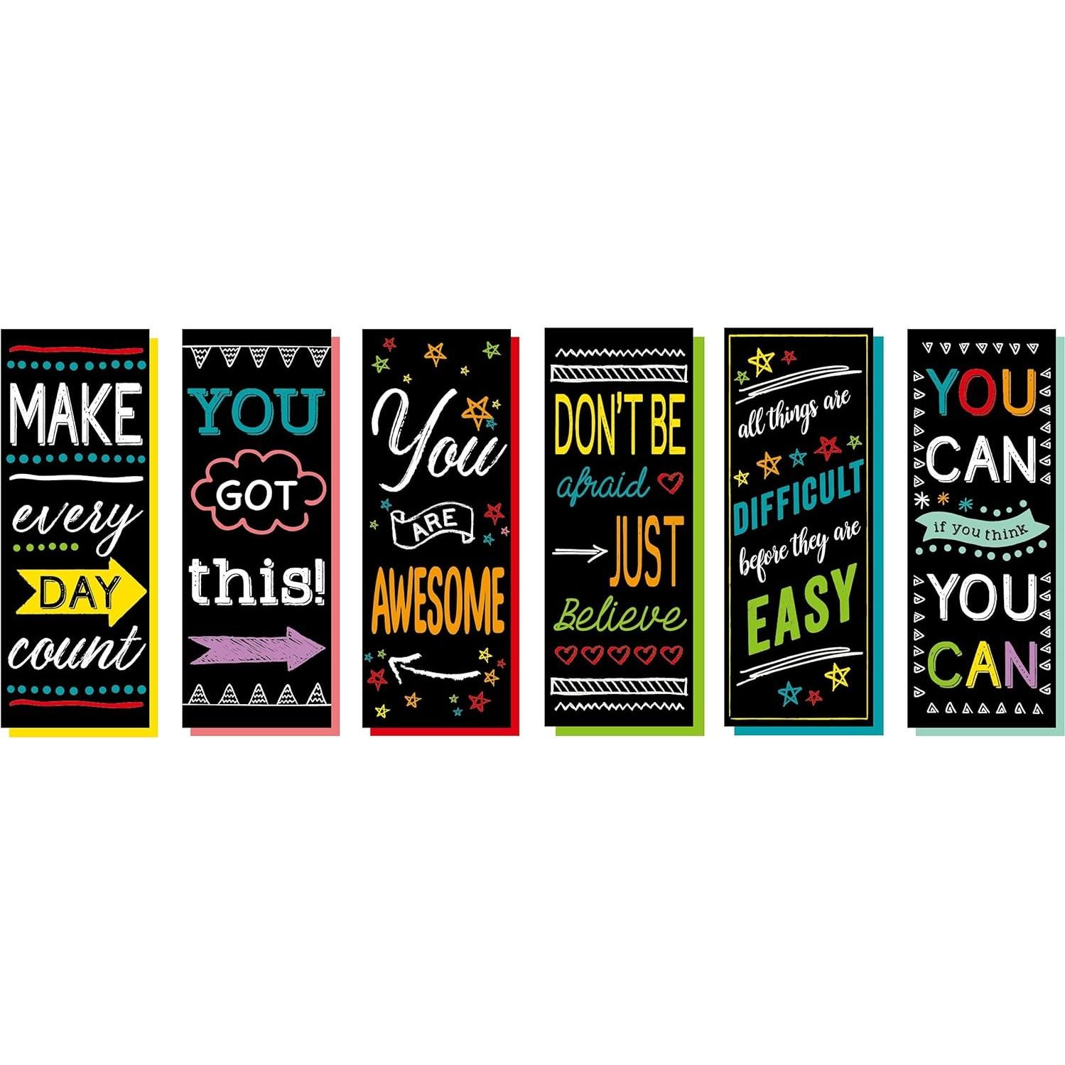 Marcadores Motivacionales Iconikal - 100 Unidades - 5.72x15.24 cm