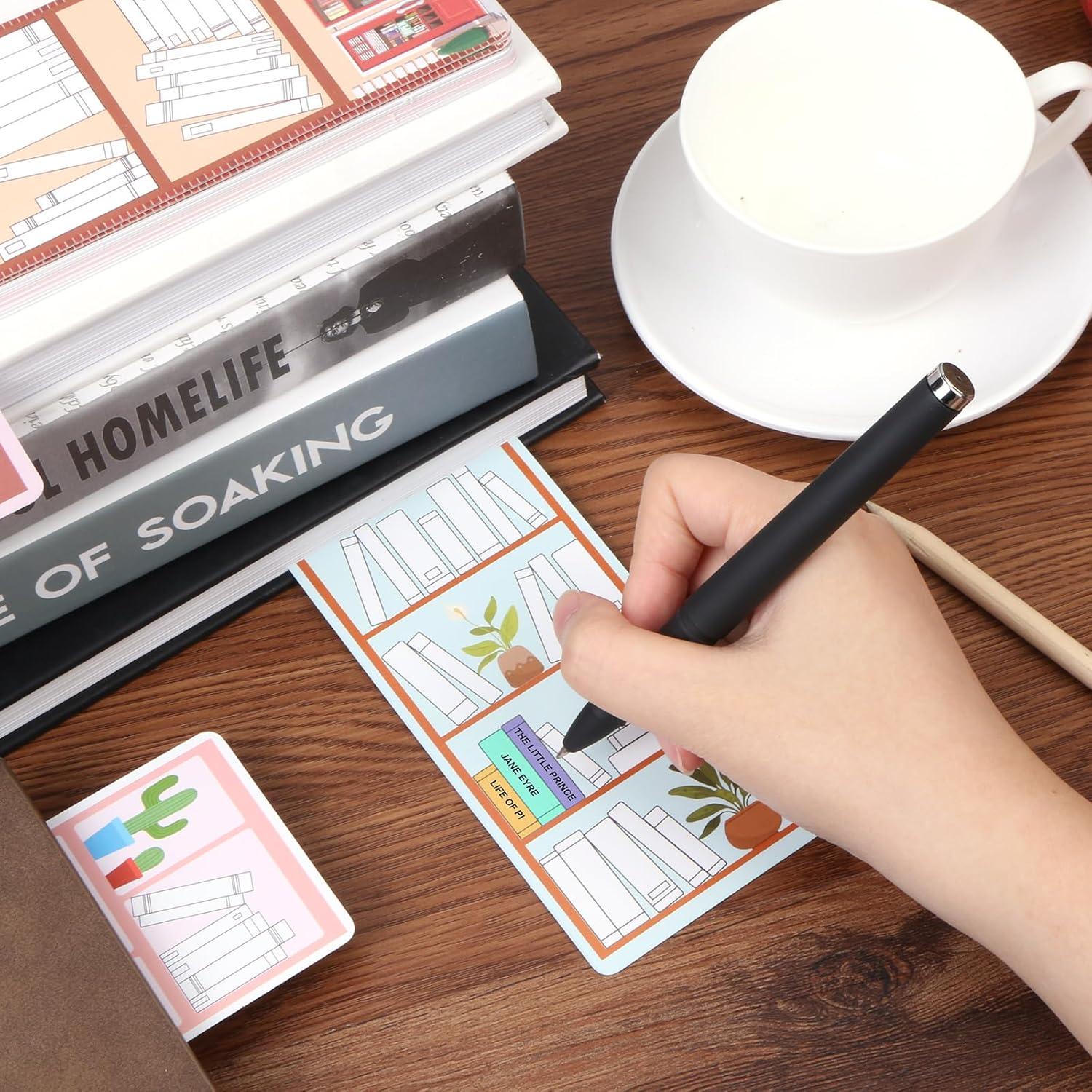 100 Piezas Marcadores de Libros BOBOKA Doble Cara 17.99x6.50cm