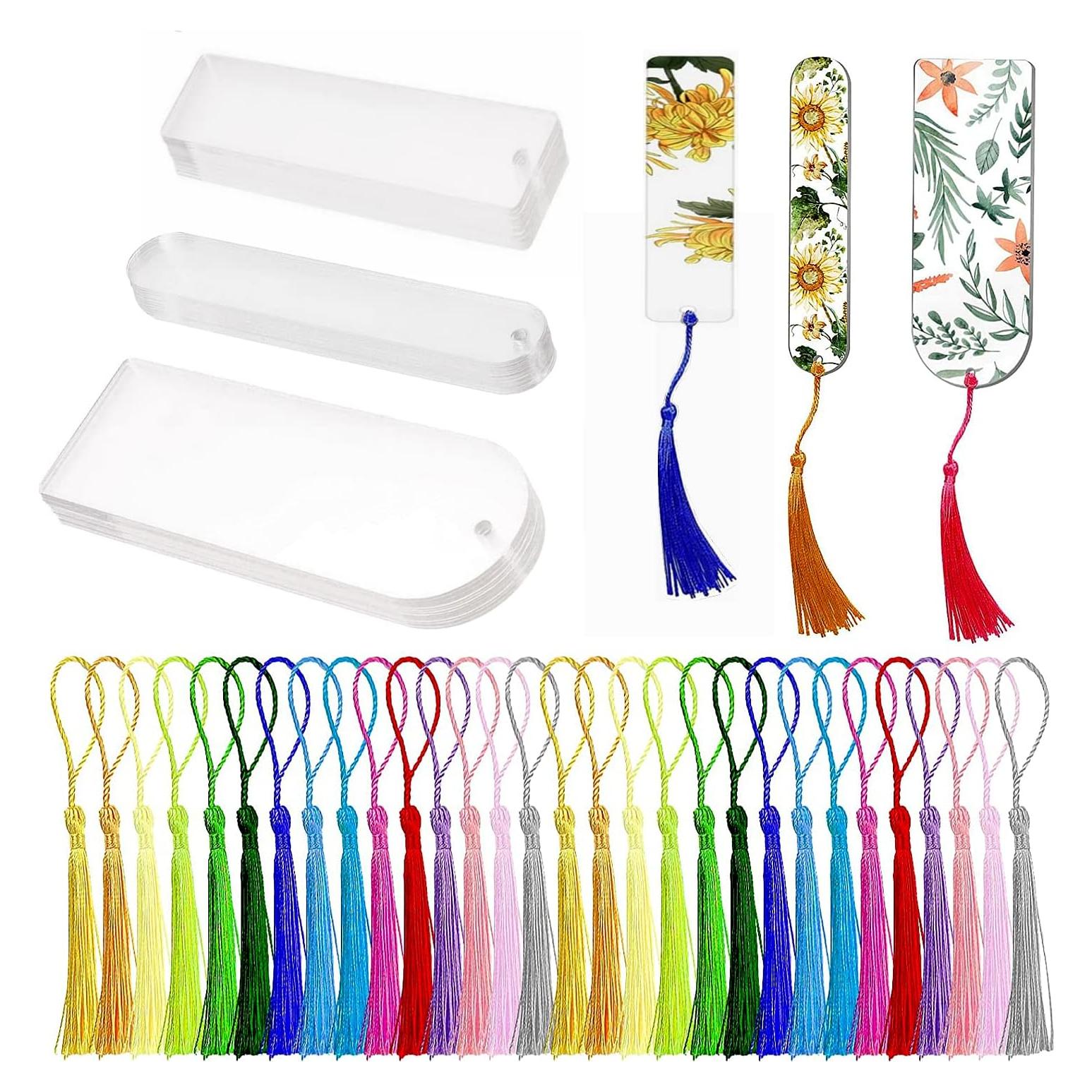 30 Marcadores Acrílicos Transparentes GetALift - 3 Formas DIY