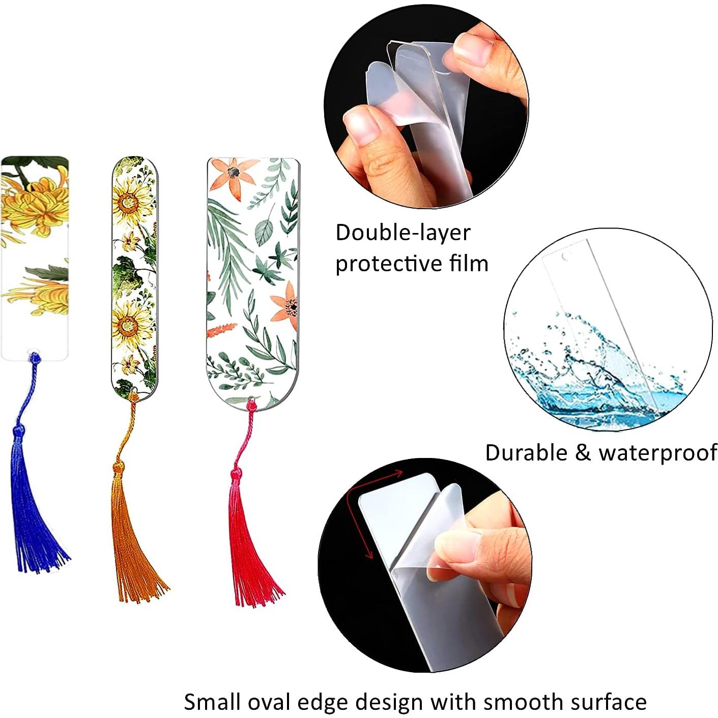 30 Marcadores Acrílicos Transparentes GetALift - 3 Formas DIY