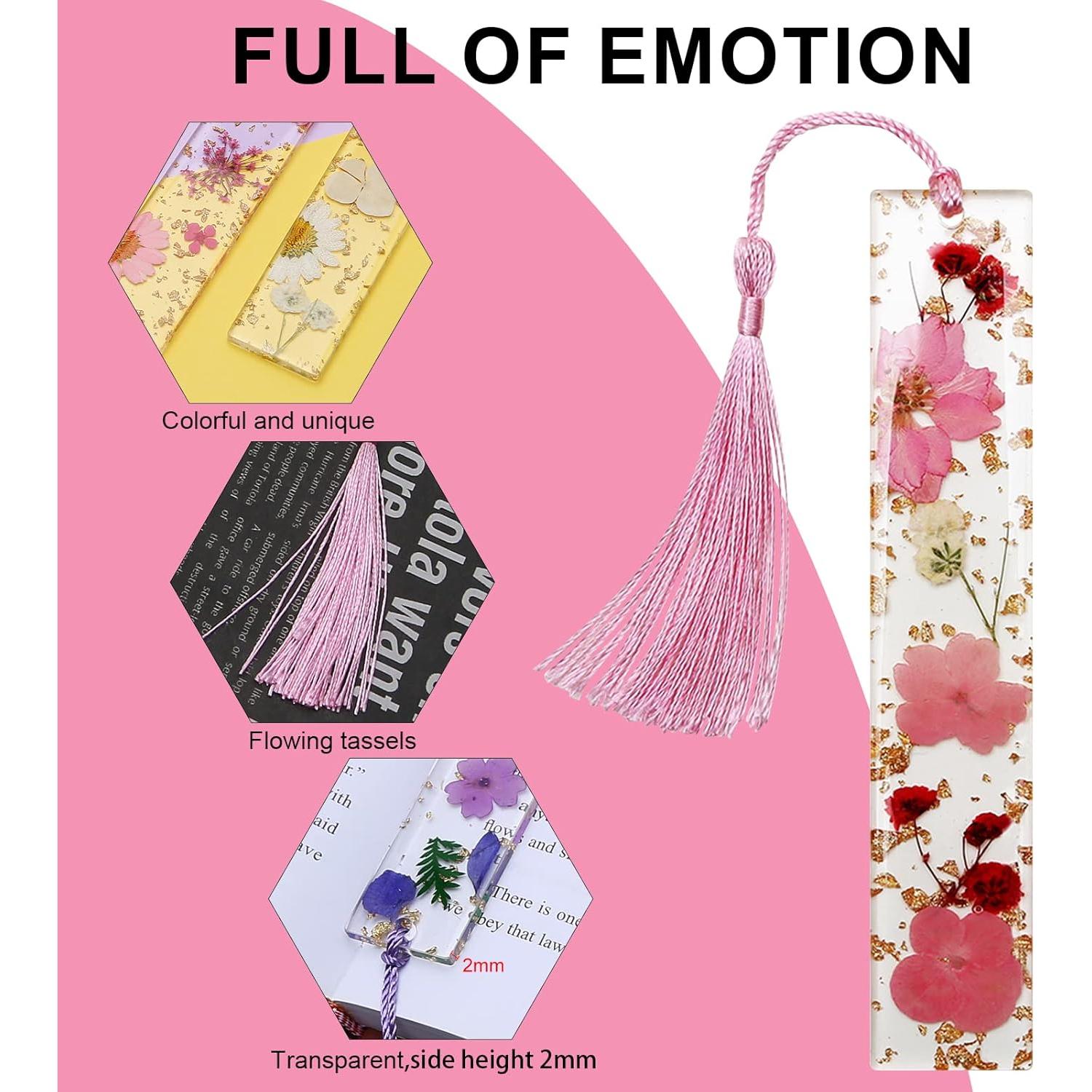 Marcadores de Flores Secas Kaluofan 2PCS con Borlas