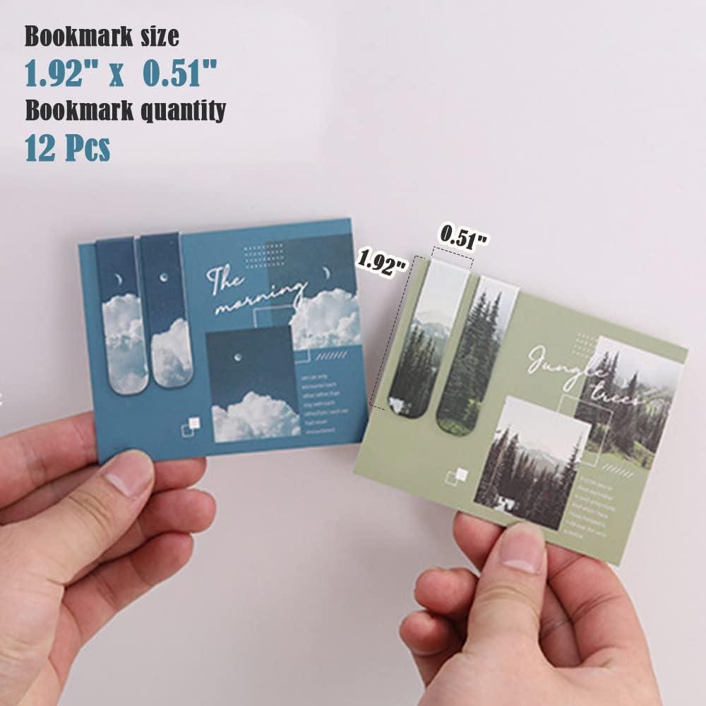 Marcadores Magnéticos Lannso para Página - 12 Piezas Coloridas