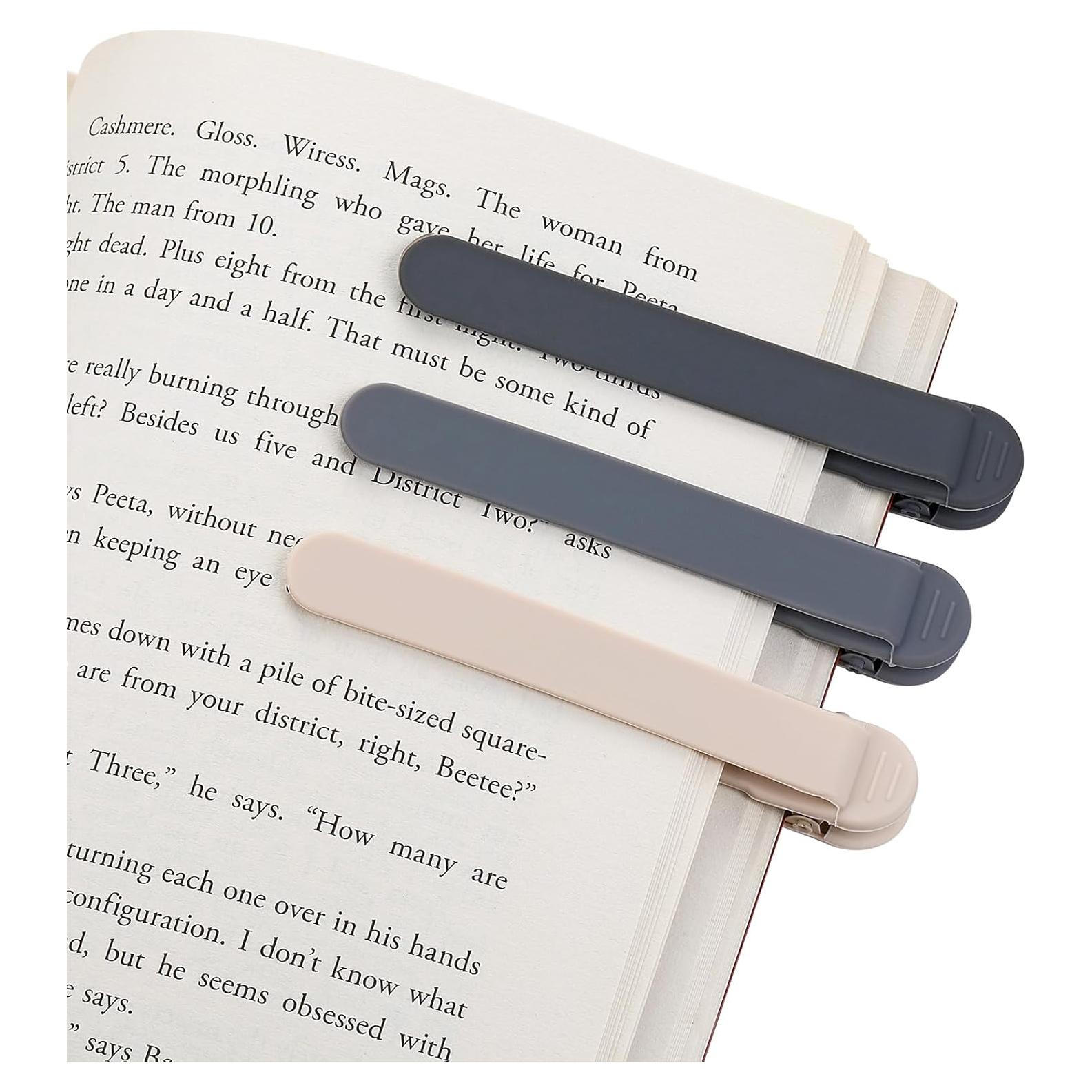 3 Marcadores Automáticos de Silicona QiyuanLS - Regalos Lectura