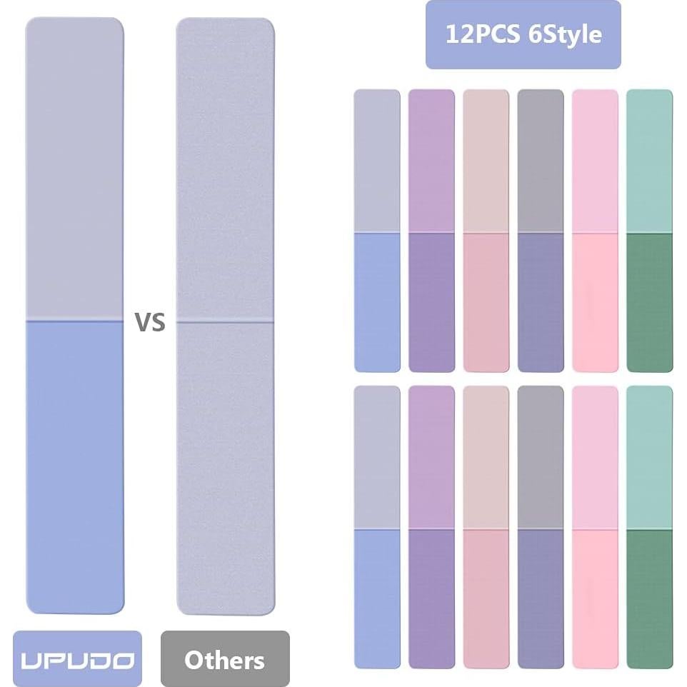 Marcadores Magnéticos UpUDo - Paquete de 12, Doble Cara, Estilo A
