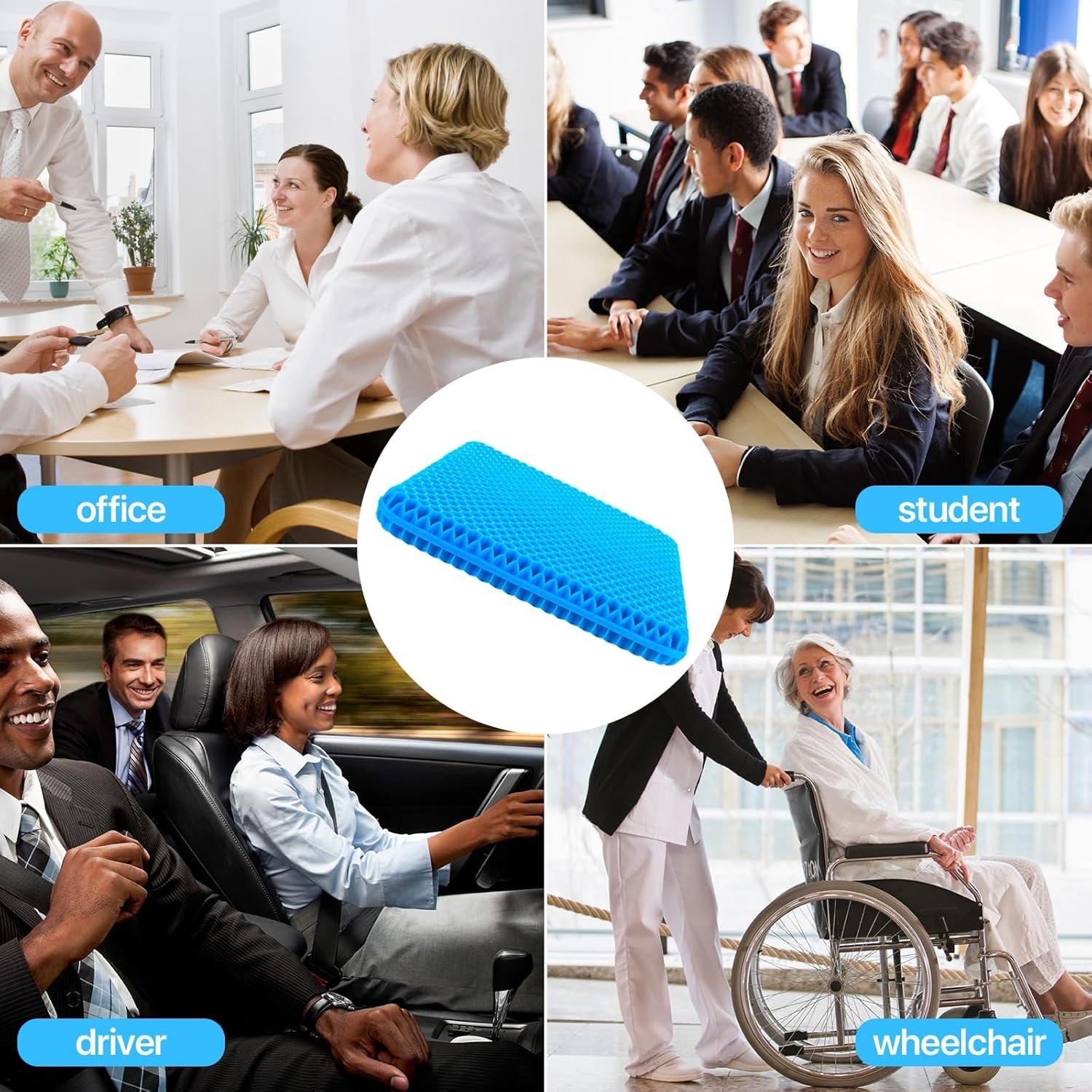 Cojín de Gel Hvllyan Extra Grande 48x45 cm para Silla