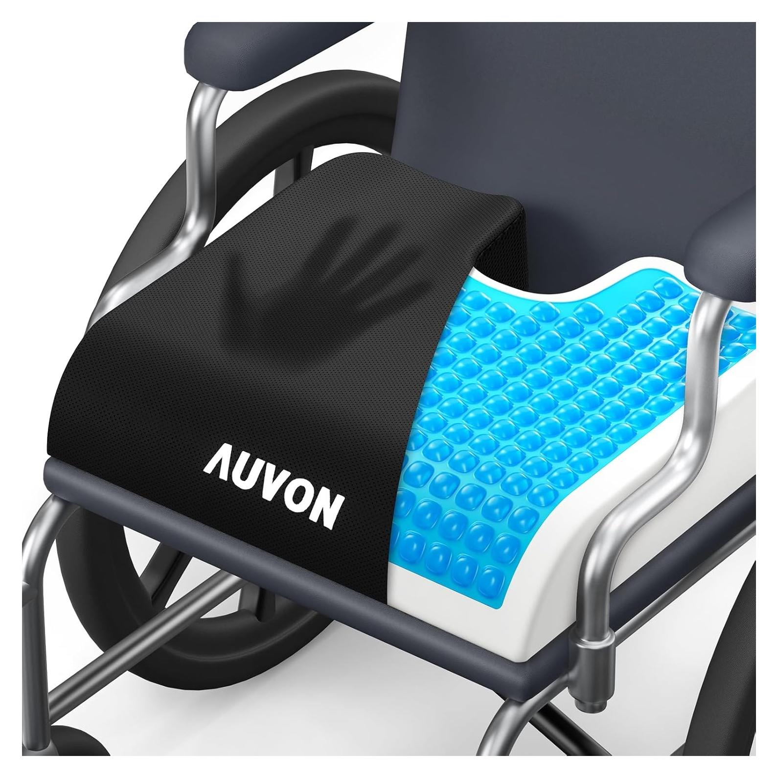 Cojín de Asiento Ergonómico AUVON de Gel 41.7x37.8cm