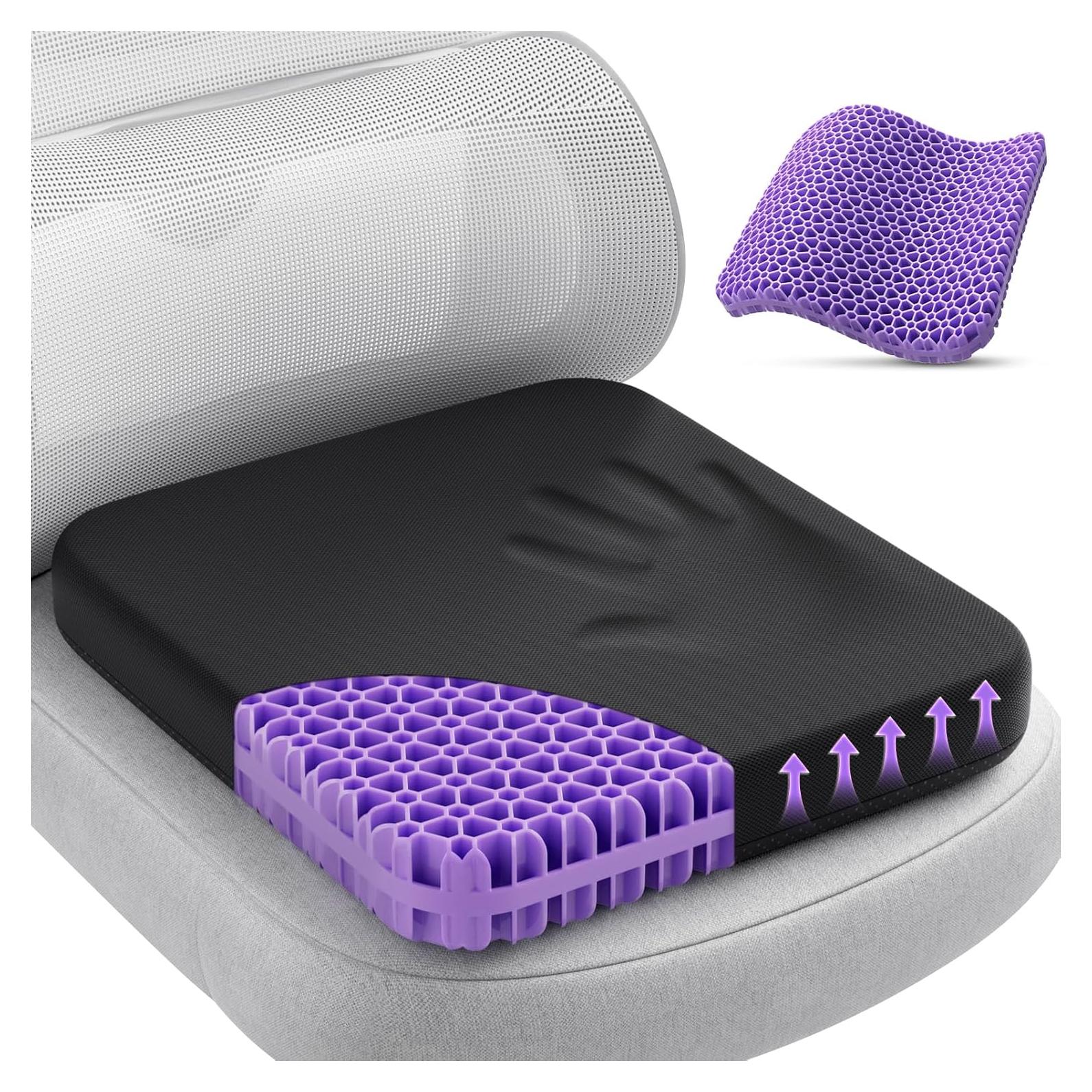 Cojín de Gel TushGuard Grande para Sillas de Oficina Transpirable