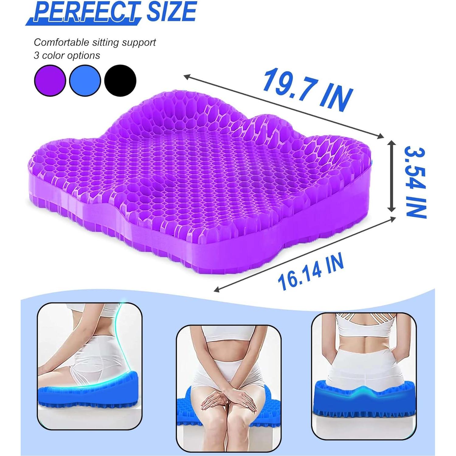 Cojín de Gel Airllantry XL 50x43cm para Alivio de Espalda