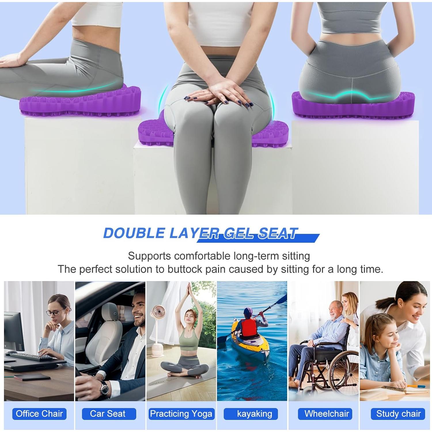 Cojín de Gel Airllantry XL 50x43cm para Alivio de Espalda