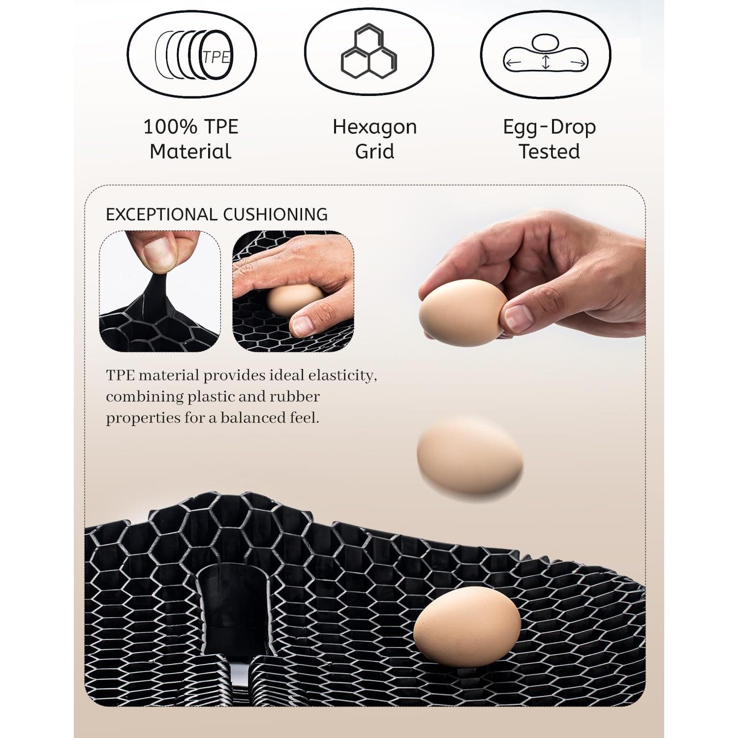 Cojín de Gel TPE Anzeng Grande 43x37 cm Alivio Dolor Cadera