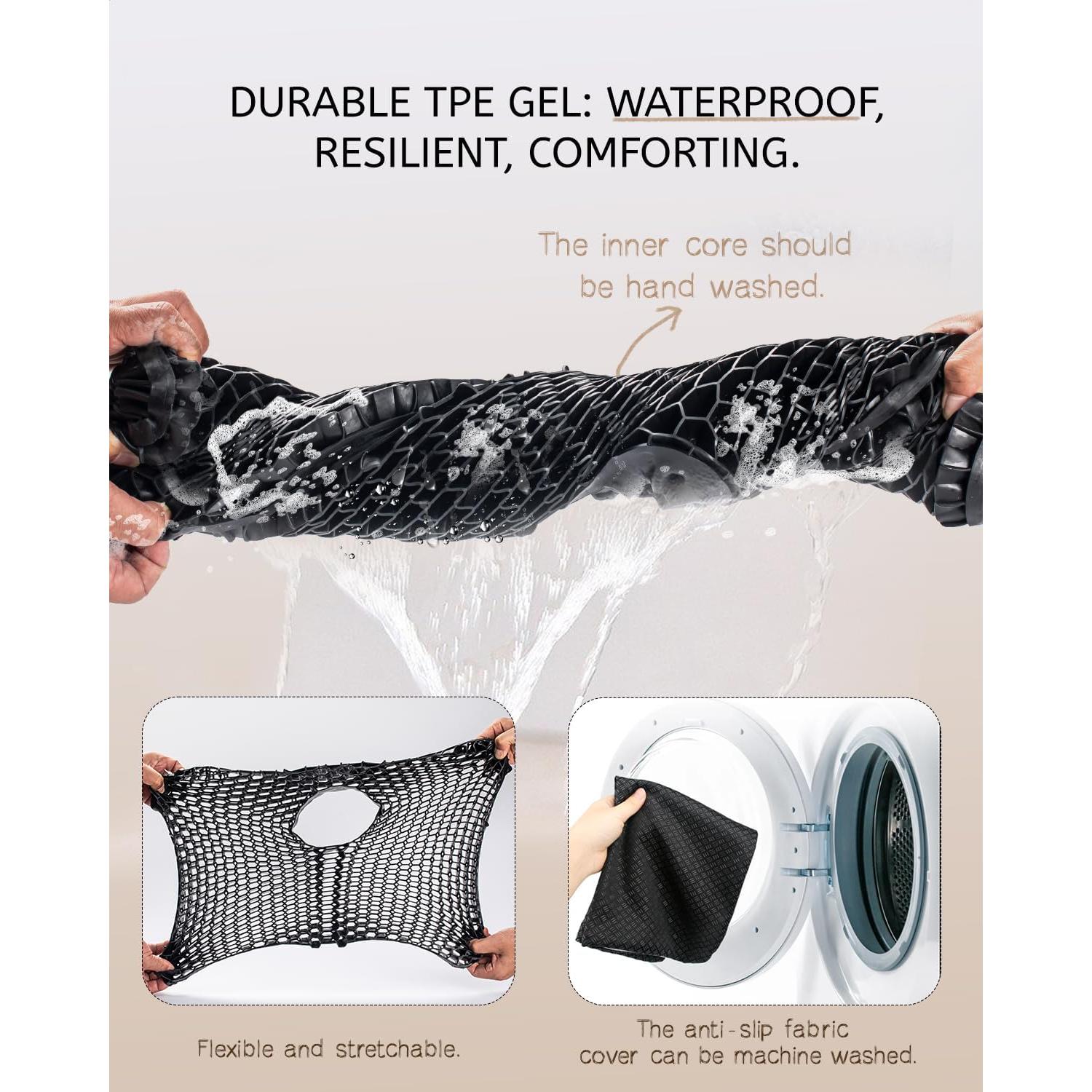 Cojín de Gel TPE Anzeng Grande 43x37 cm Alivio Dolor Cadera